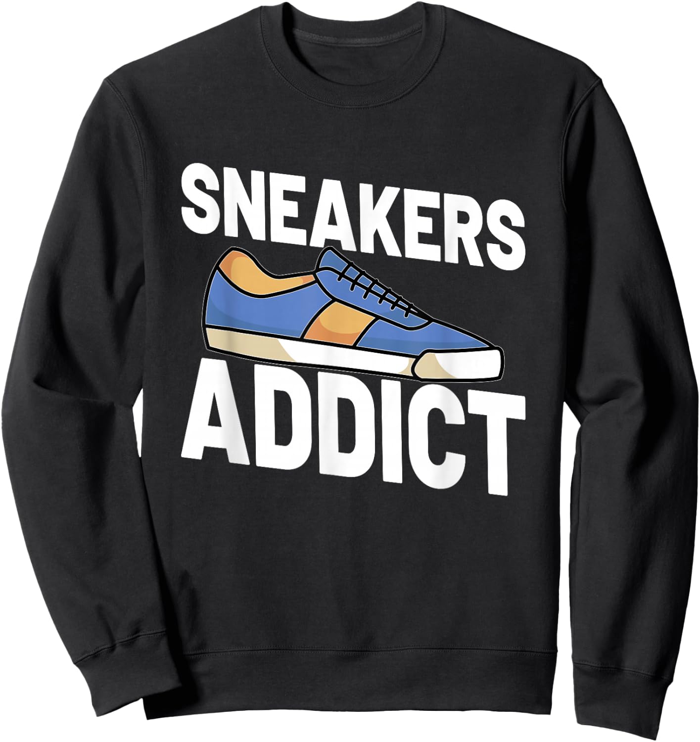 Sneaker Shoe Shoes Streetwear Basketball Fashion Sweatshirt - Sweatshirt | Black