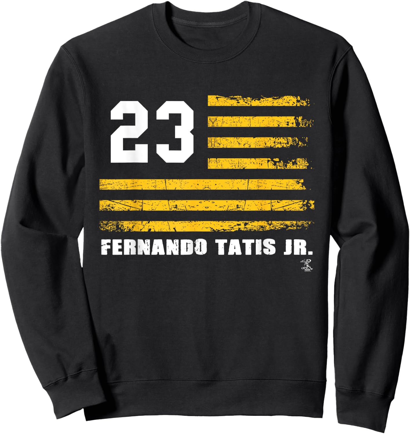 Fernando Tatis Jr Vintage Flag Gameday Sweatshirt - Sweatshirt | Black