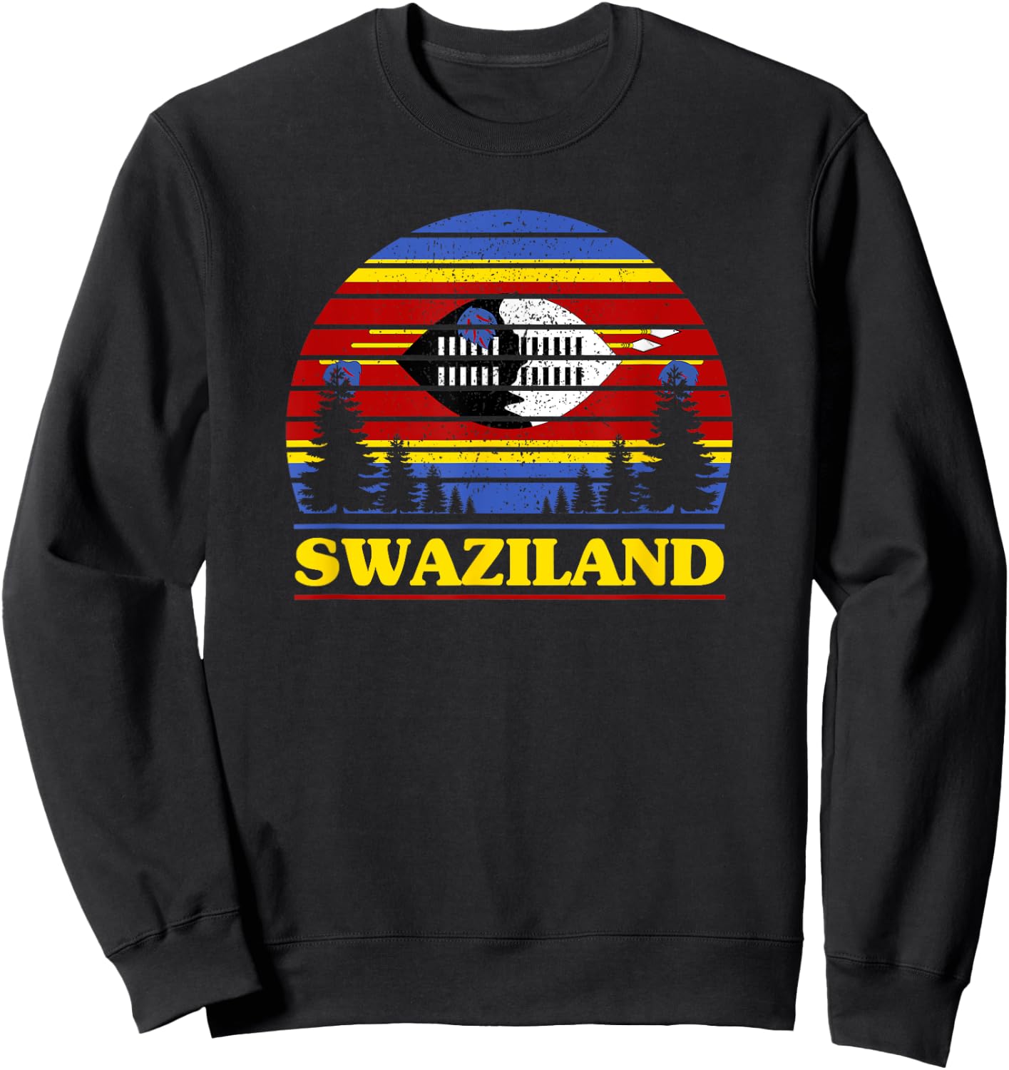 Swaziland Sweatshirt - Sweatshirt | Black