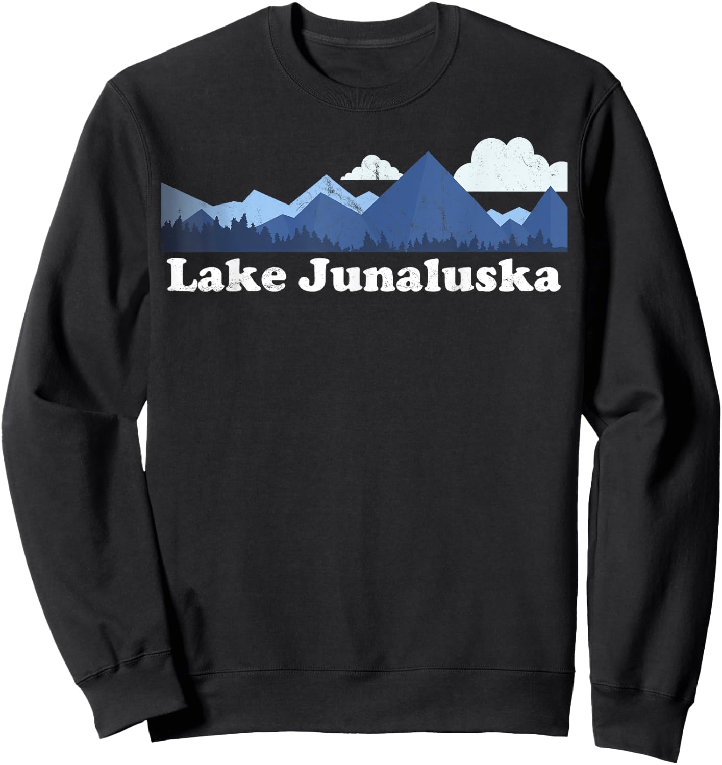 Lake Junaluska North Carolina Blue Ridge Mountains NC Sweatshirt - Sweatshirt | Black