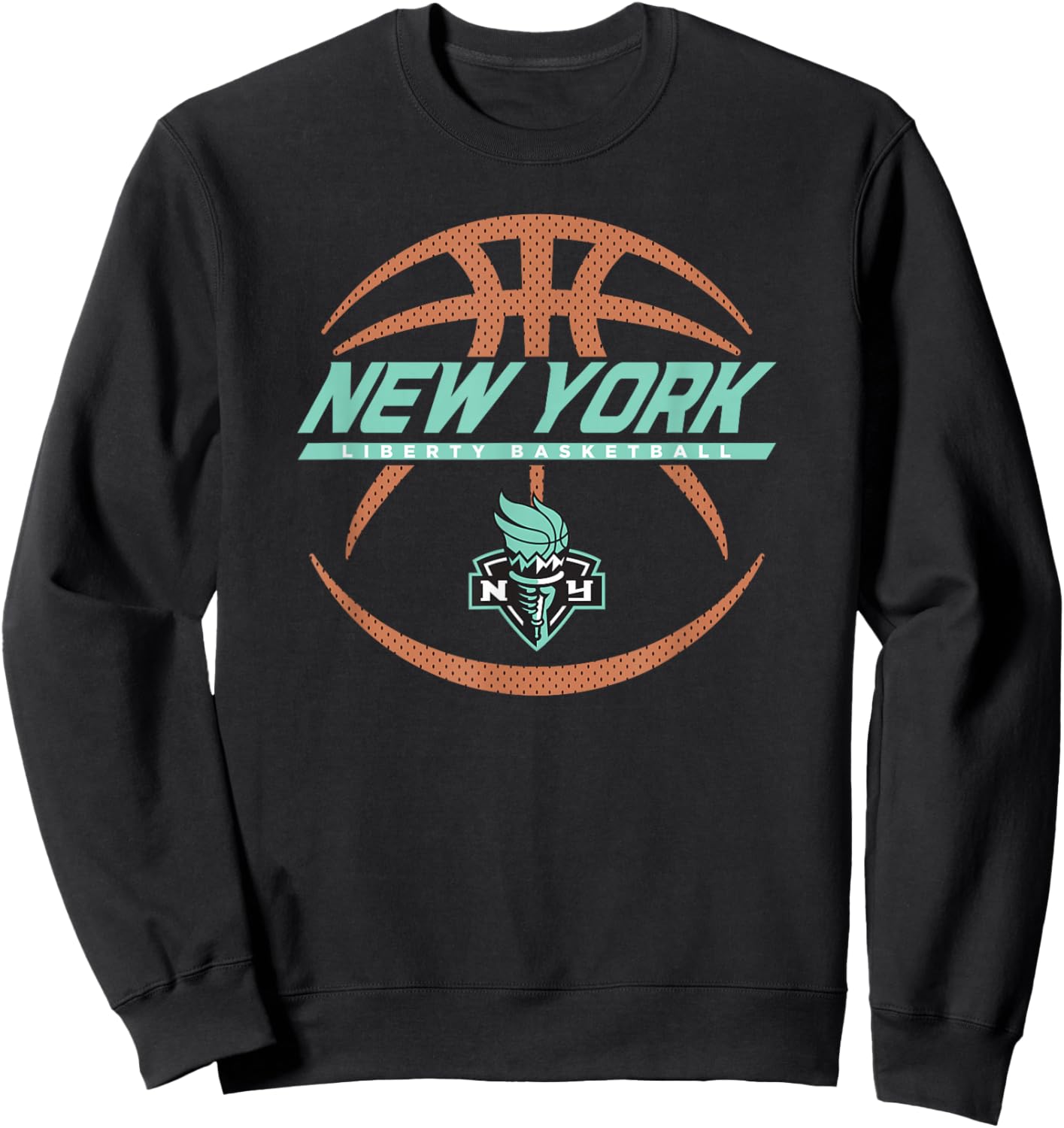 WNBA New York Liberty The Rock Sweatshirt - Sweatshirt | Black