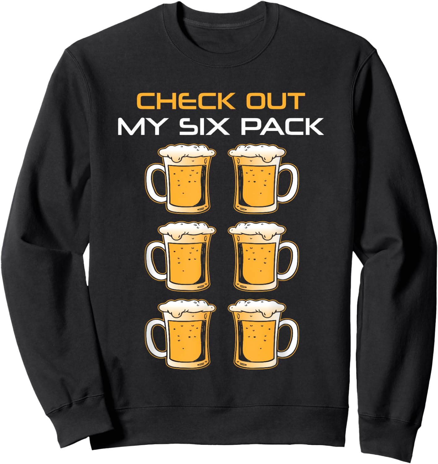 Check out my Six Pack Beer Sweatshirt - Sweatshirt | Black