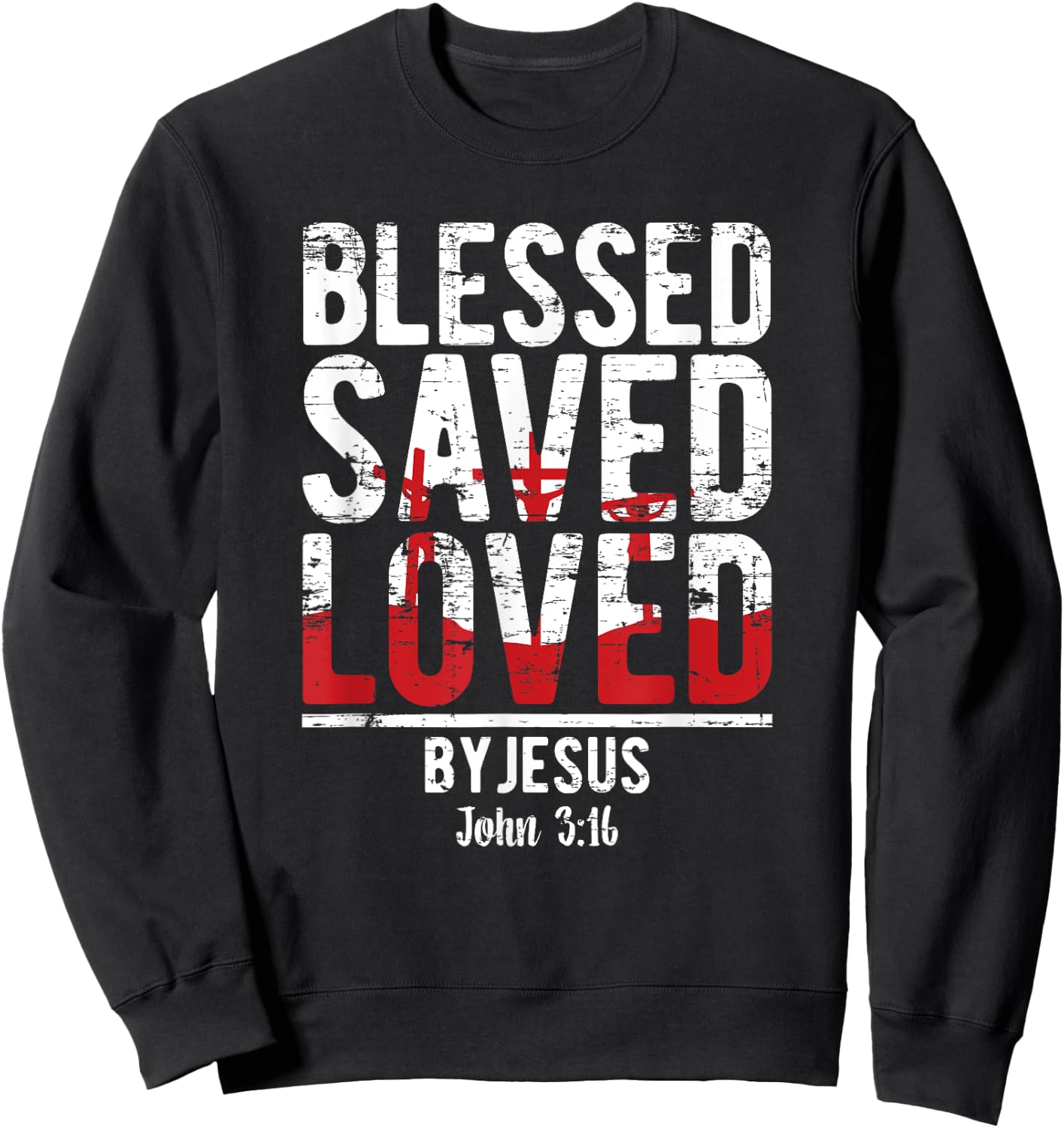 Christian Prayer Bible Verse Christianity Faith Prayer Sweatshirt - Sweatshirt | Black