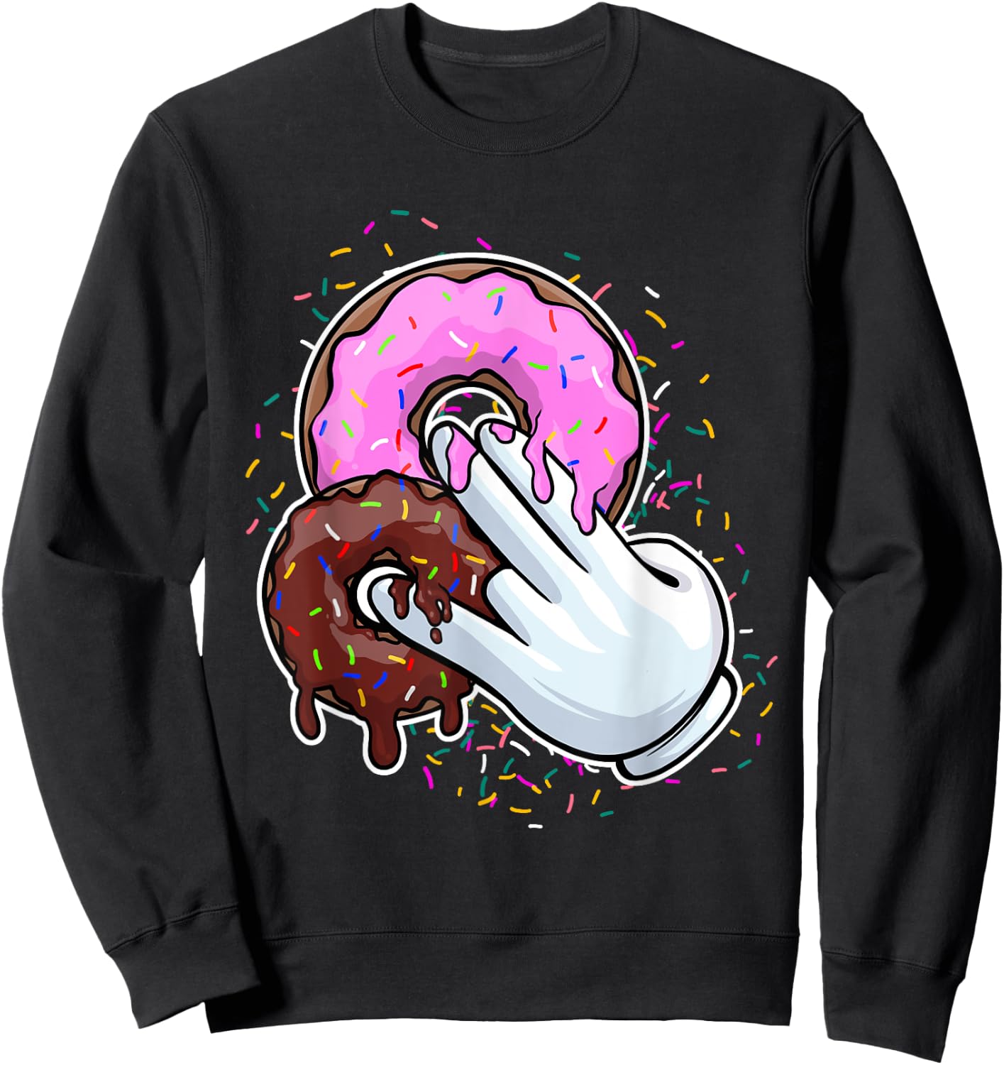Funny Dirty Adults Sex In The Pink In The Stink Funny Sweatshirt - Sweatshirt | Black