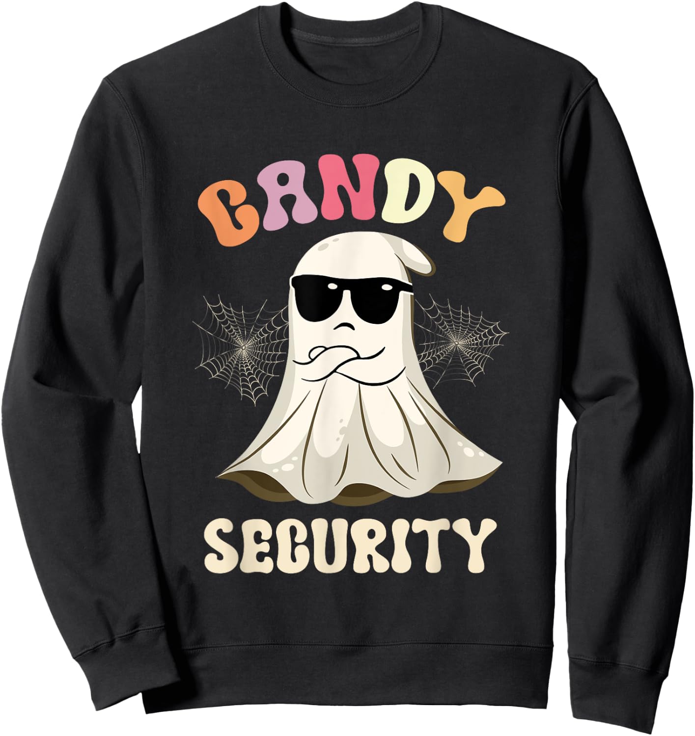 Candy Security Funny Halloween Costume Sweatshirt - Sweatshirt | Black