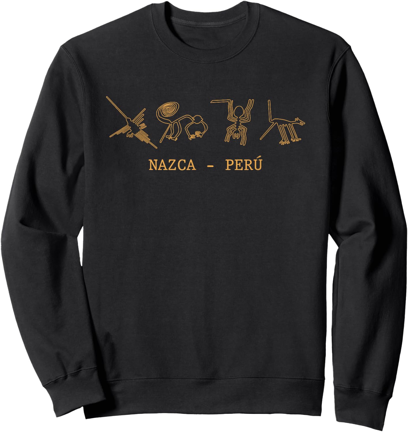 Nazca Line Peru, Peruvian Peru Sweatshirt - Sweatshirt | Black