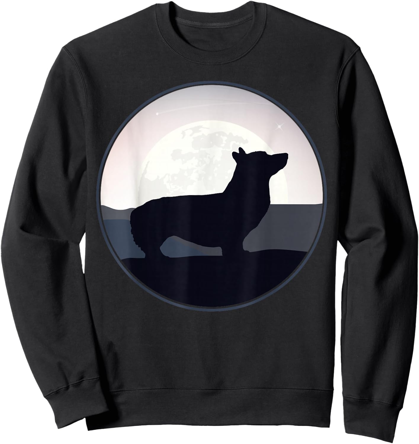 Welsh Corgi Pembroke Welsh Corgi Cardigan Sweatshirt - Sweatshirt | Black