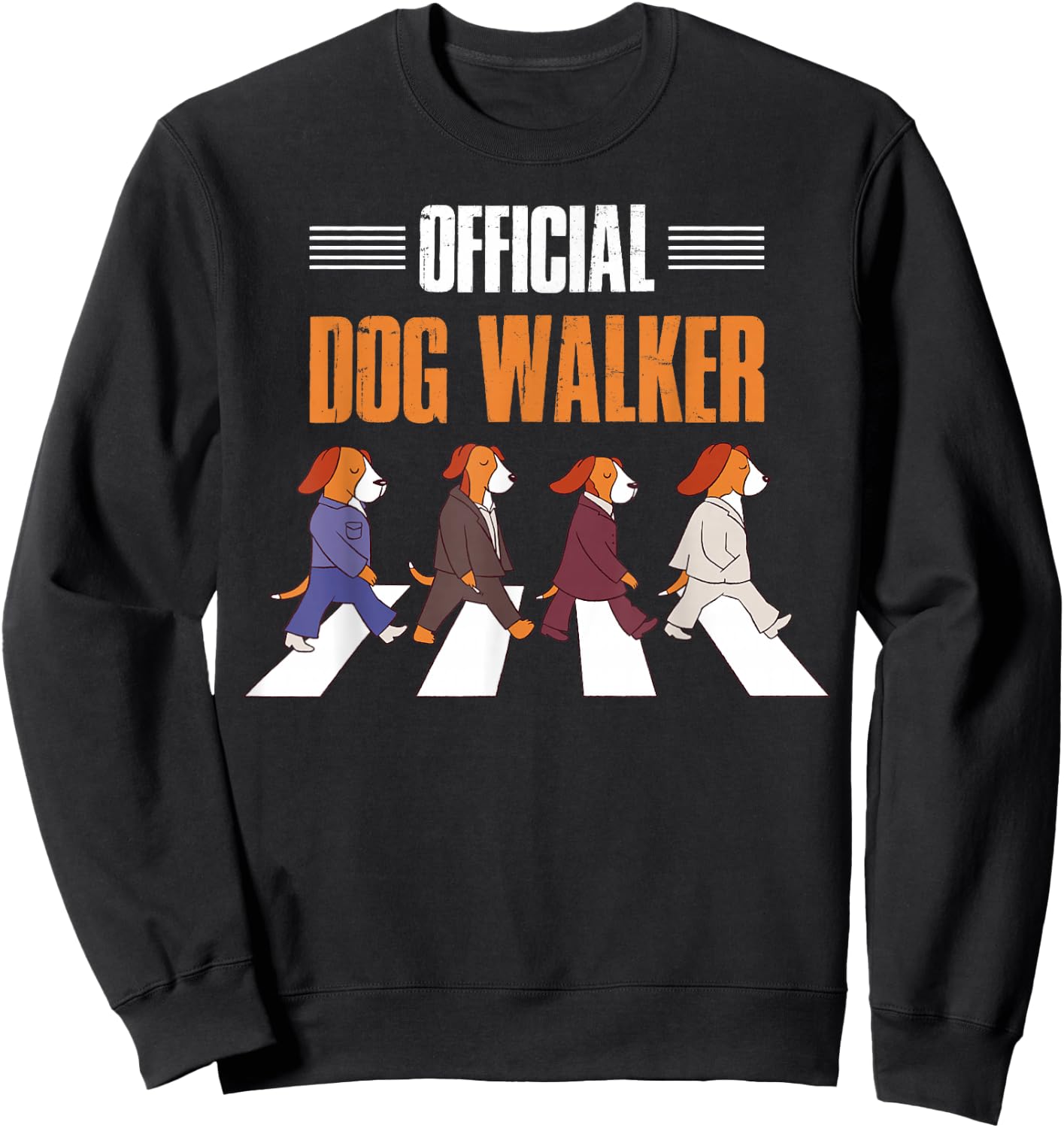 Official Dog Walker Sweatshirt - Sweatshirt | Black