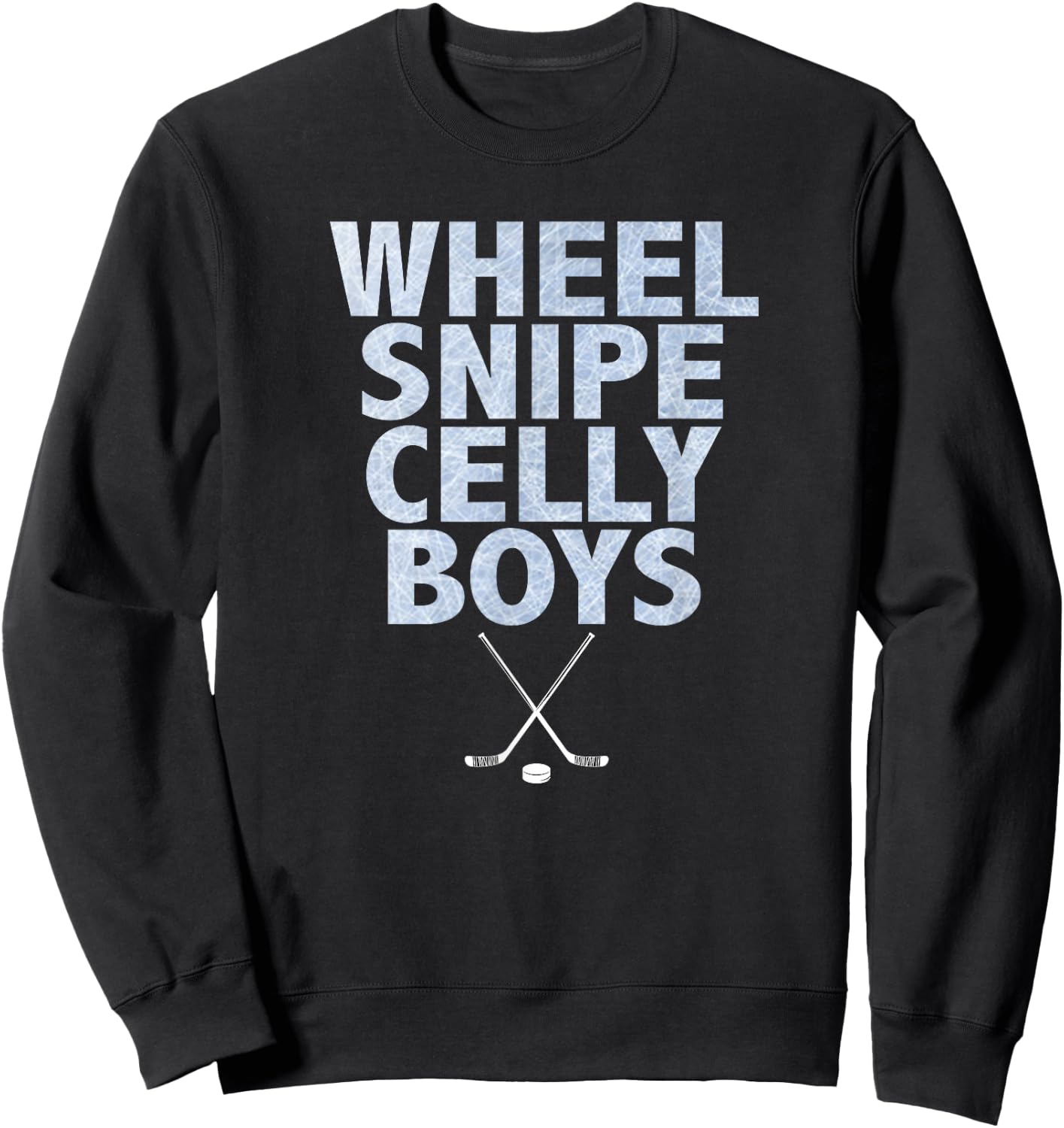 Wheel Snipe Celly Boys Hockey Sweatshirt - Sweatshirt | Black