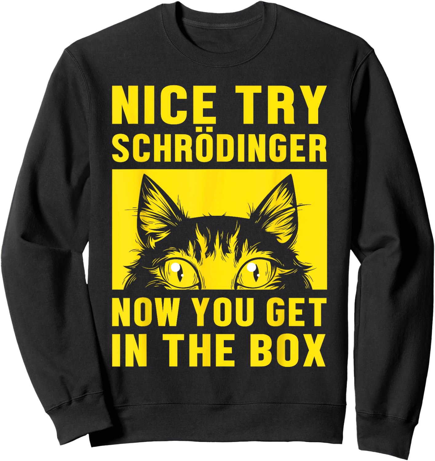 Cute Trying Cat Kitty Cute Kitty Cat Women Sweatshirt - Sweatshirt | Black