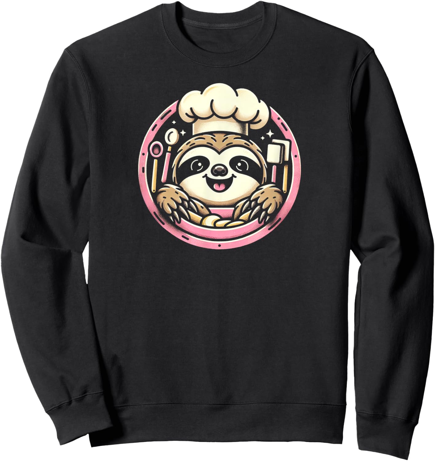 Baker Sloth Sweatshirt - Sweatshirt | Black