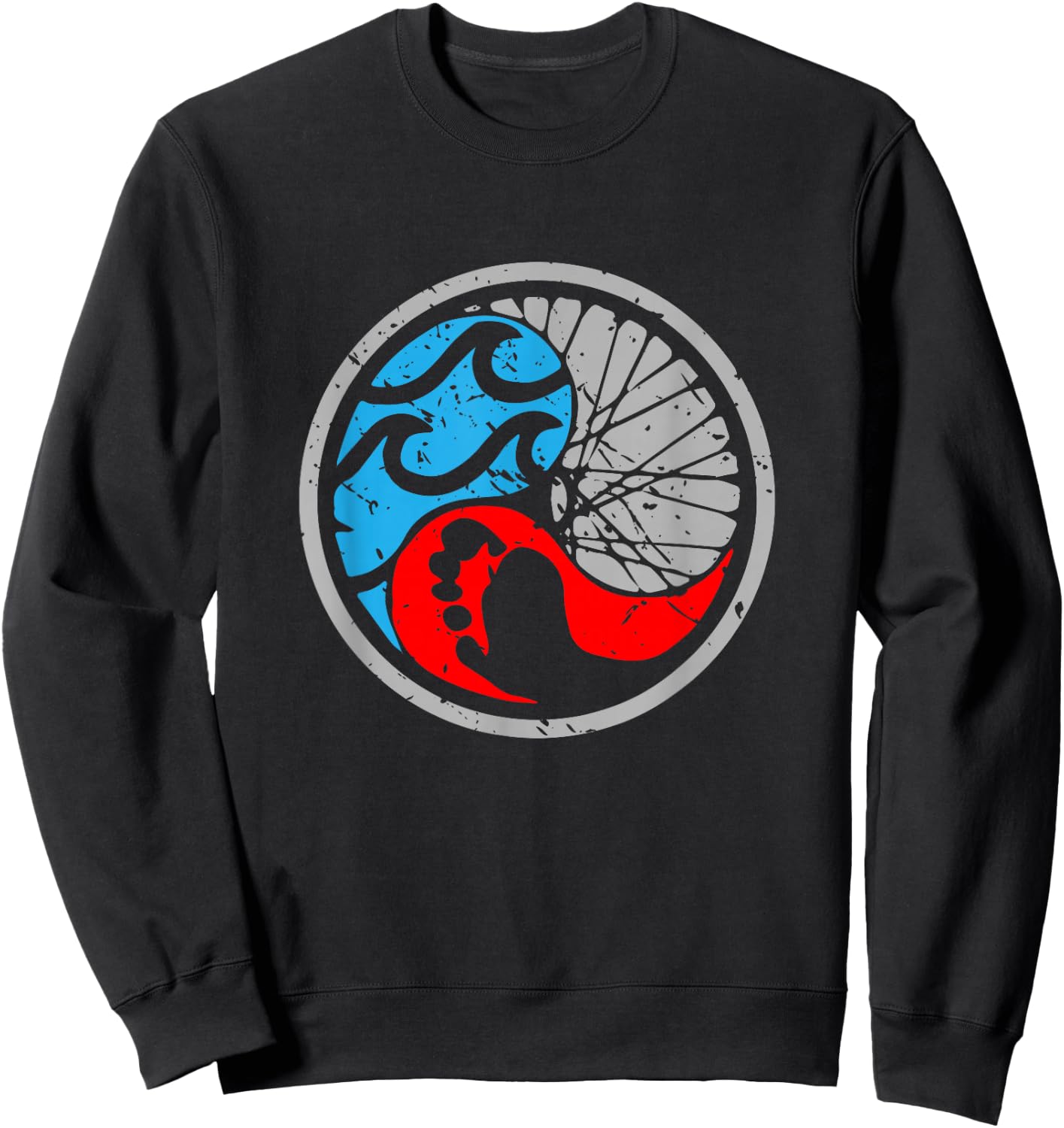 Swim Bike Run Triathlon Hobby Triathlete Gift Triathlon Small Sweatshirt - Sweatshirt | Black