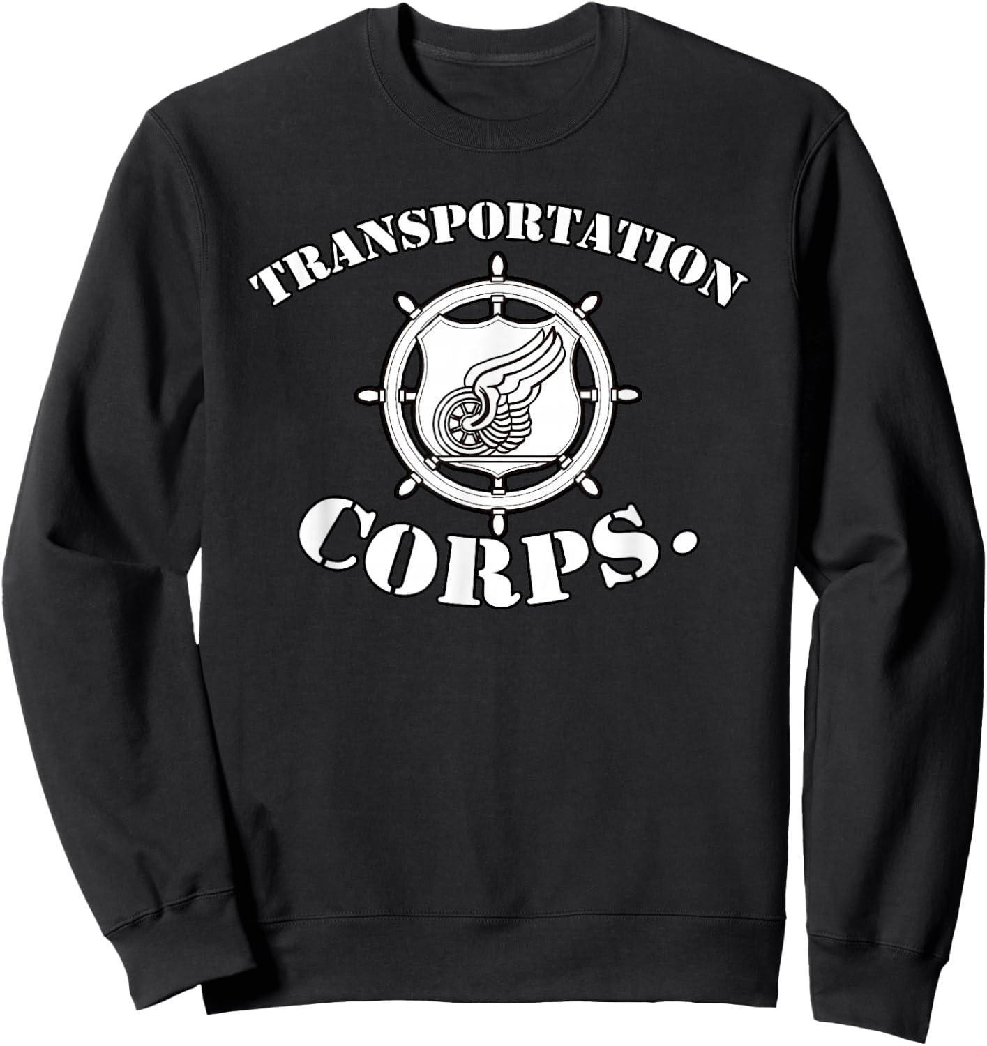 Army Transportation Corp Insignia Badge Sweatshirt - Sweatshirt | Black
