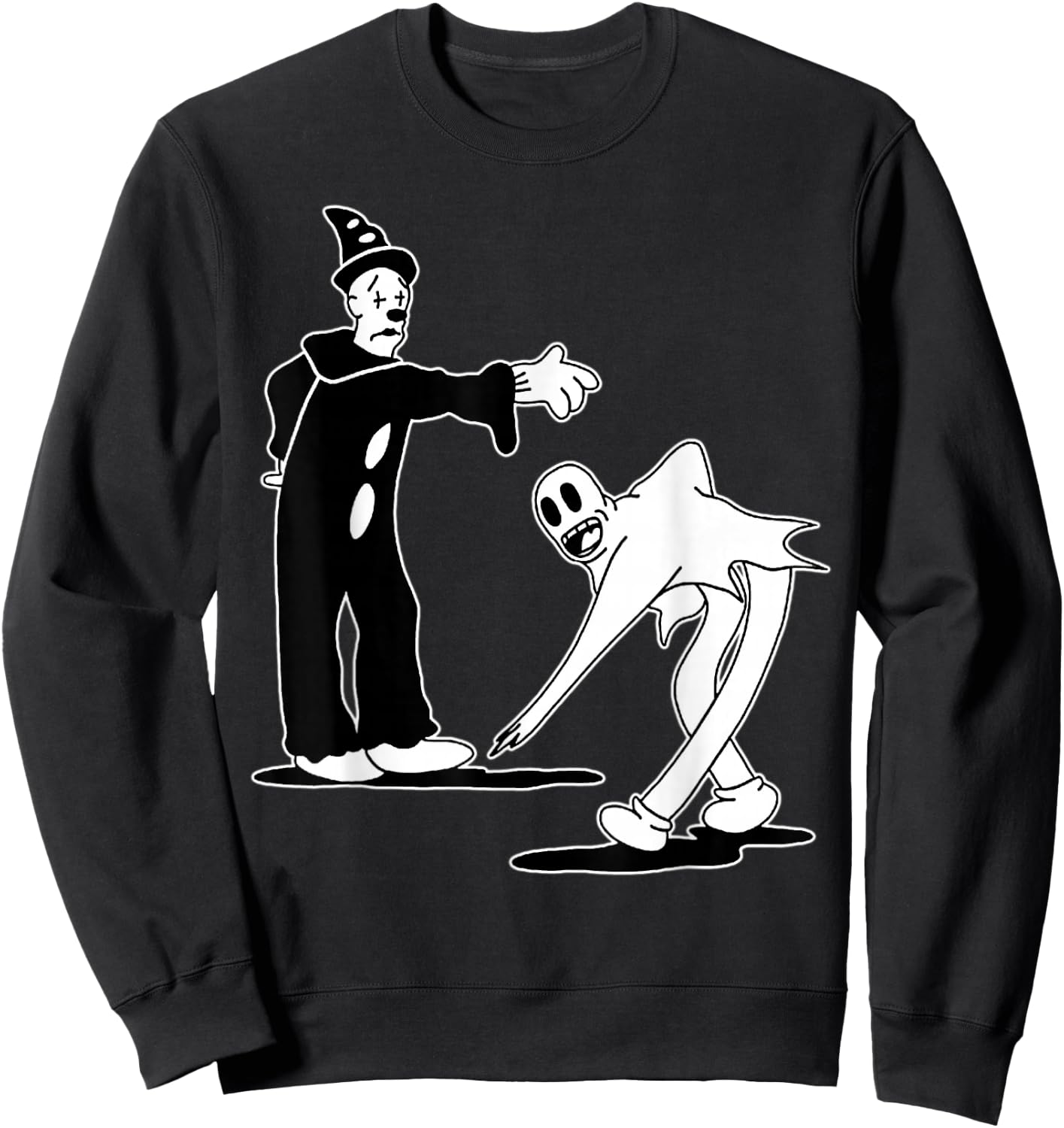 Koko the Clown Ghost Magic Dance Sweatshirt - Sweatshirt | Black
