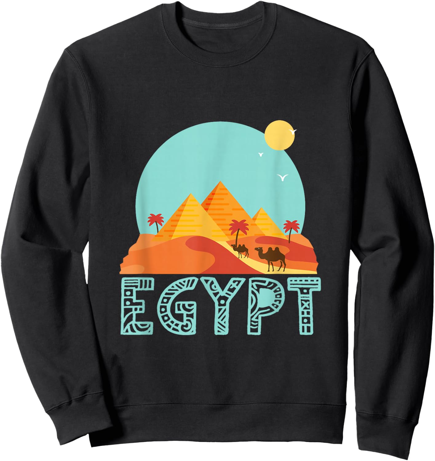 Sunset Egypt Sweatshirt - Sweatshirt | Black