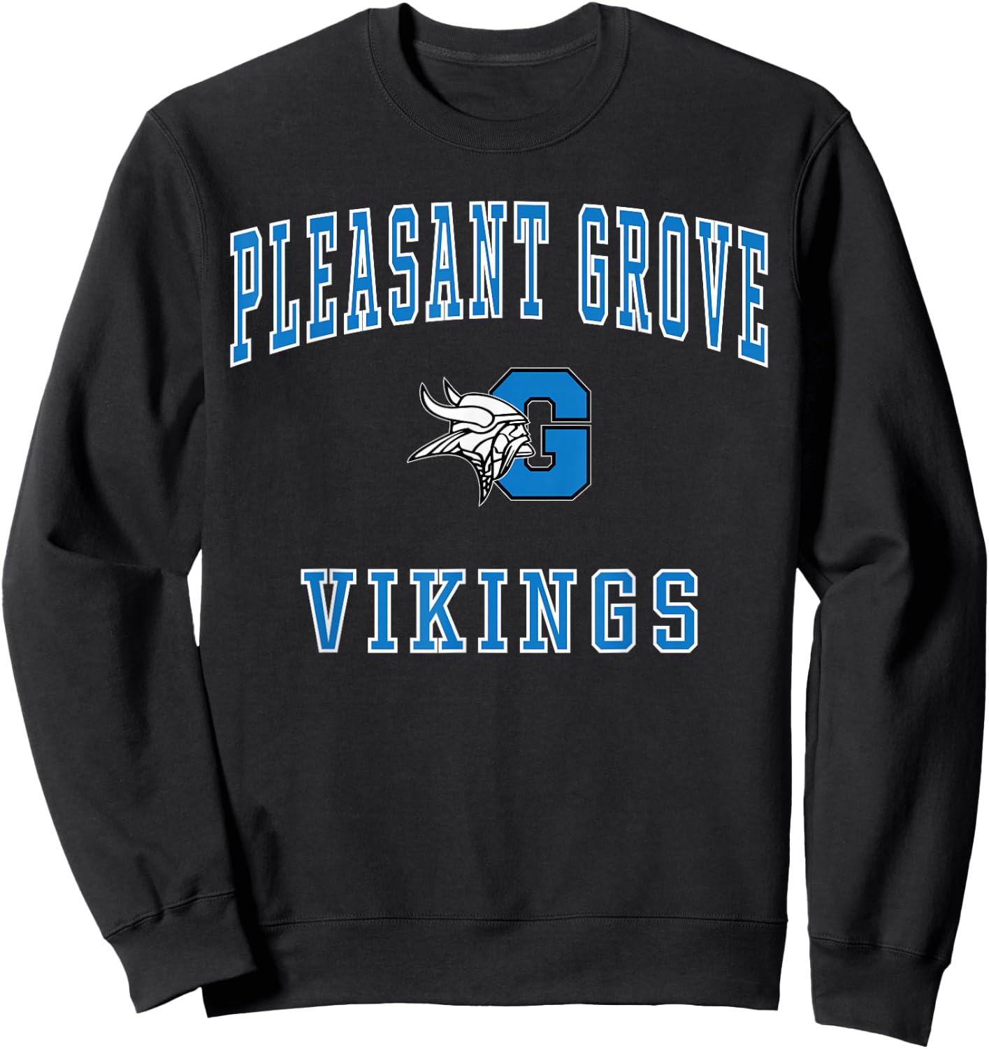 Pleasant Grove High School Vikings Sweatshirt - Sweatshirt | Black