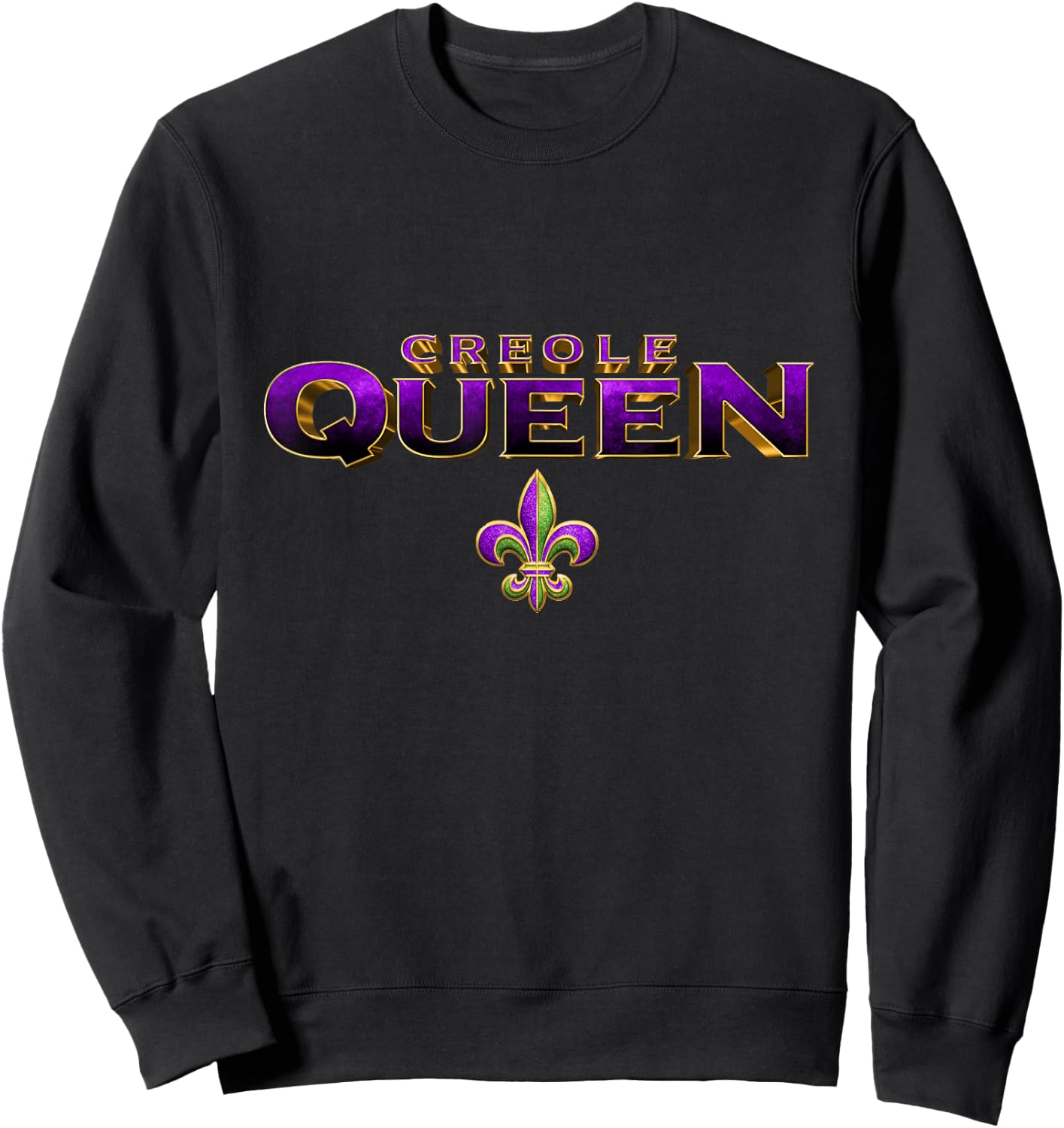 Creole Queen Sweatshirt - Sweatshirt | Black