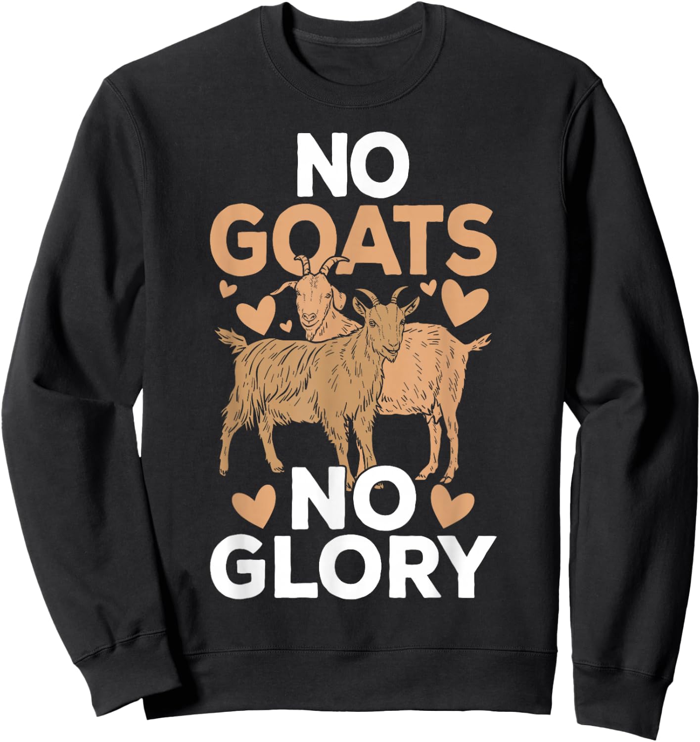 No Goats No Glory Sweatshirt - Sweatshirt | Black
