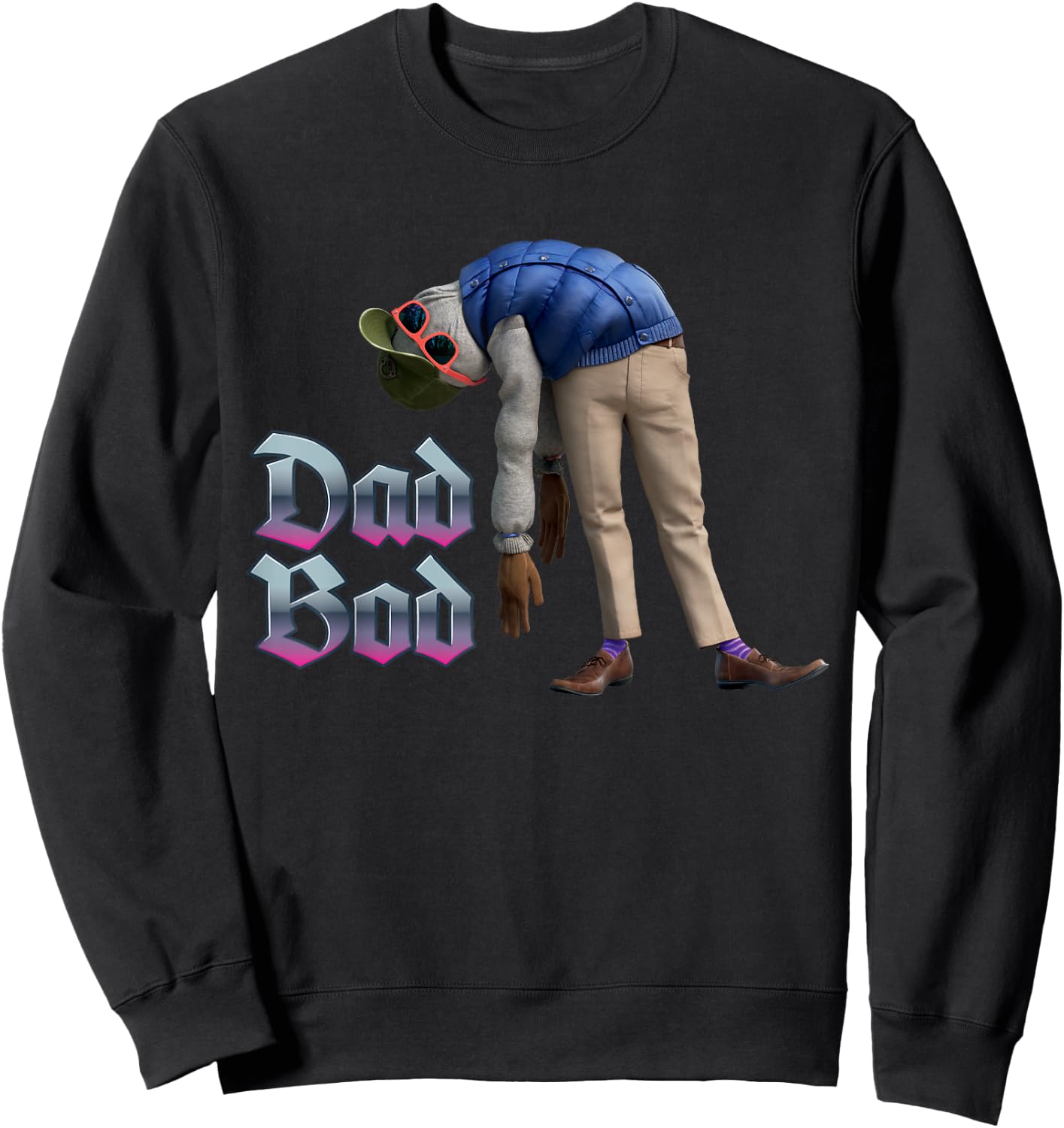 Disney and Pixar's Onward Dad Bod Sweatshirt - Sweatshirt | Black
