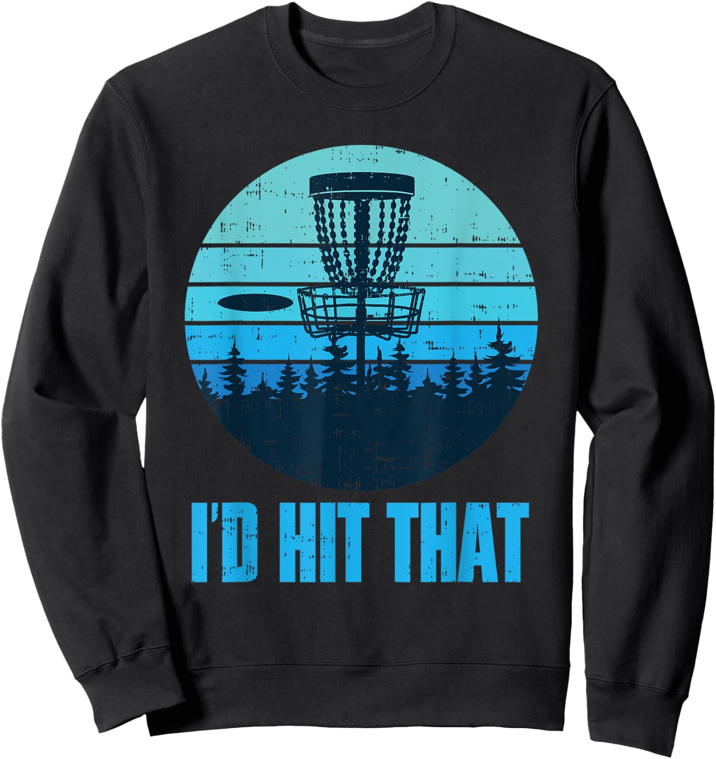 Funny Disc Golf Gifts - Frisbee Golf Disc Golf Course Discs Sweatshirt - Sweatshirt | Black