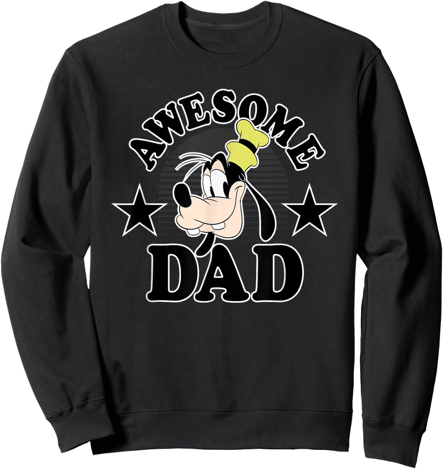 Disney Goofy Father's Day Awesome Dad Sweatshirt - Sweatshirt | Black
