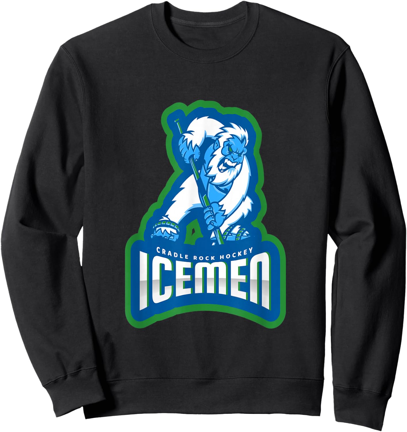 Icemen Cradle Rock Hockey Continental Hockey League Champs Sweatshirt - Sweatshirt | Black