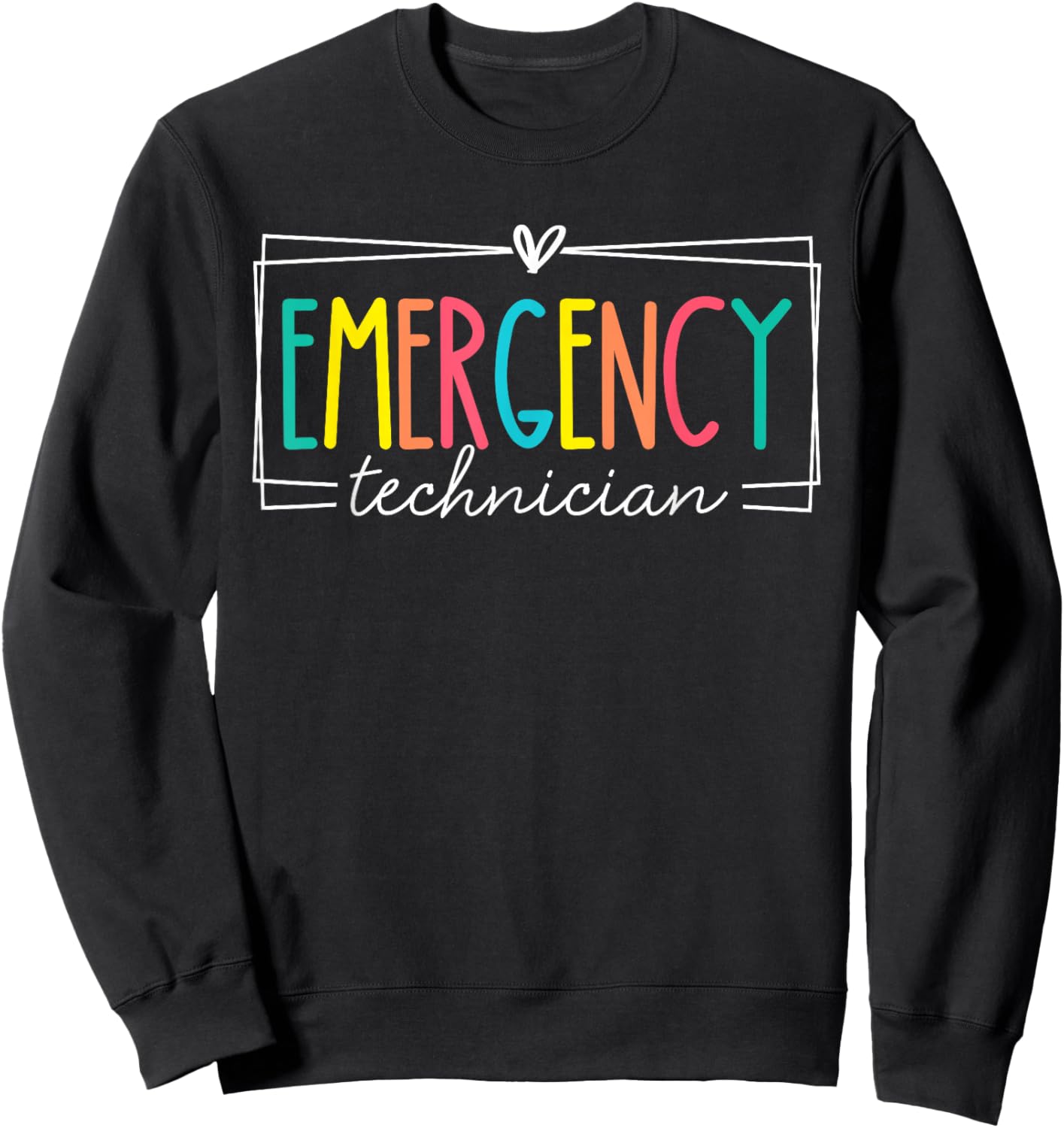 Emergency Technician ER Emergency Department Room ER Tech Sweatshirt - Sweatshirt | Black