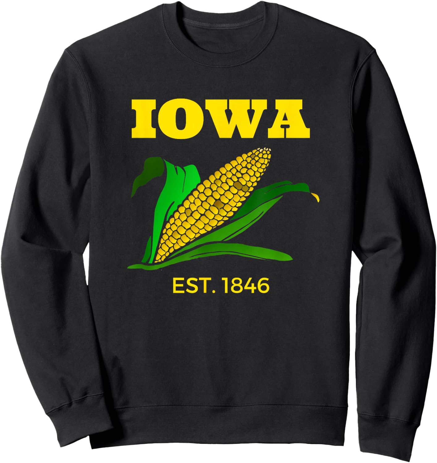 Iowa Corn Farming Sweatshirt - Sweatshirt | Black