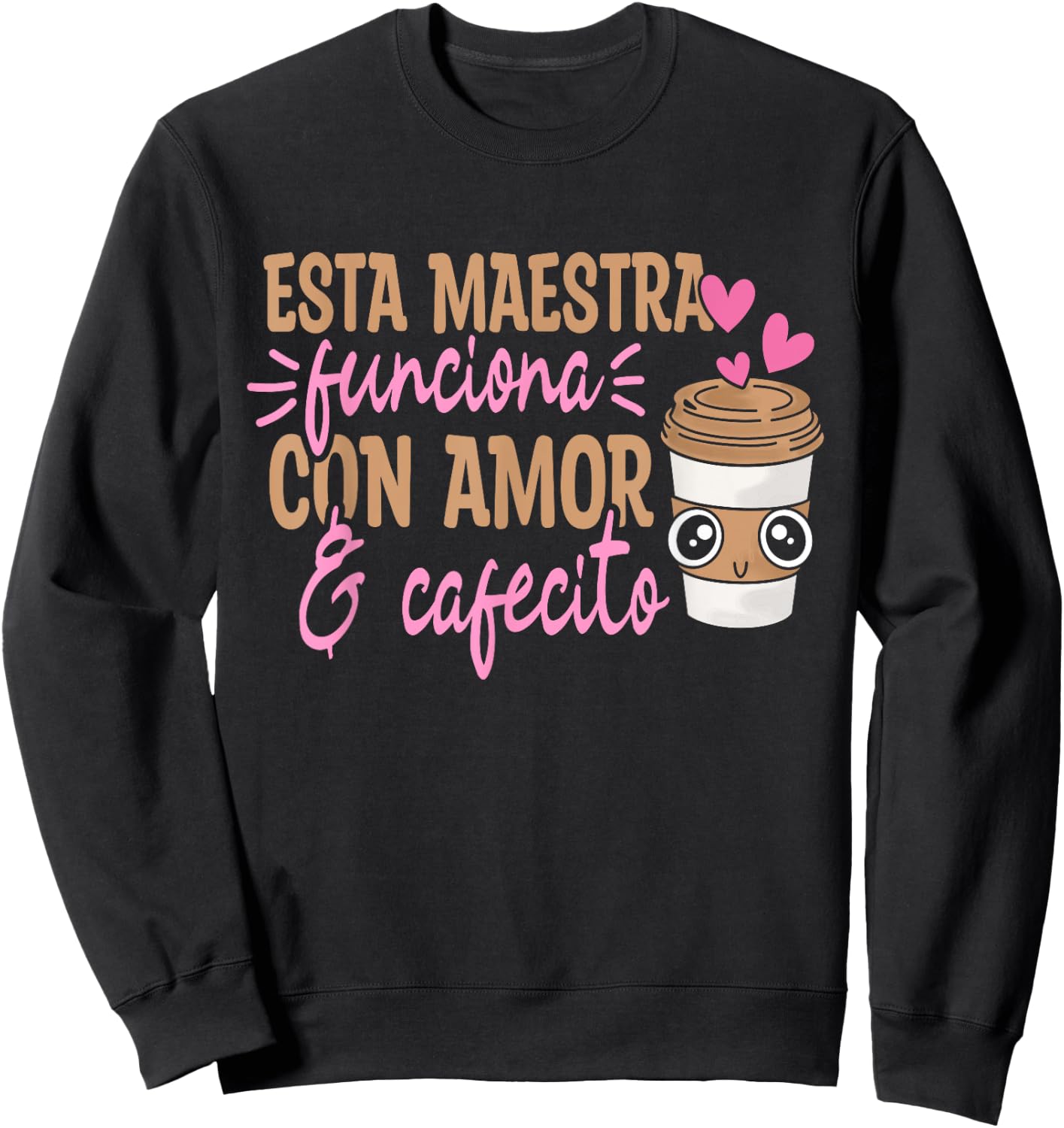 Maestras Espanol Spanish Teacher Hispanic Teacher Bilingue Sweatshirt - Sweatshirt | Black