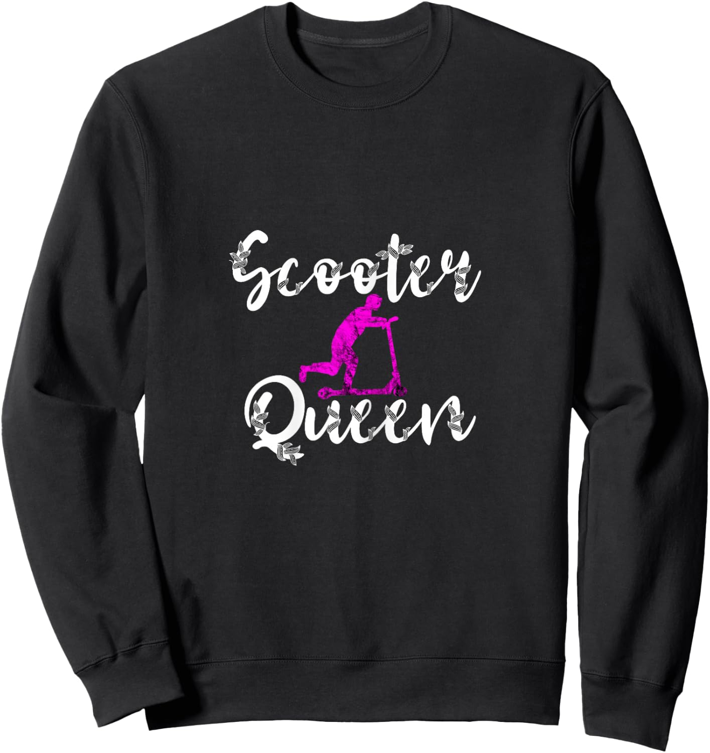 Scooter Queen Electric Scooter Queen Scooter Driver Sweatshirt - Sweatshirt | Black