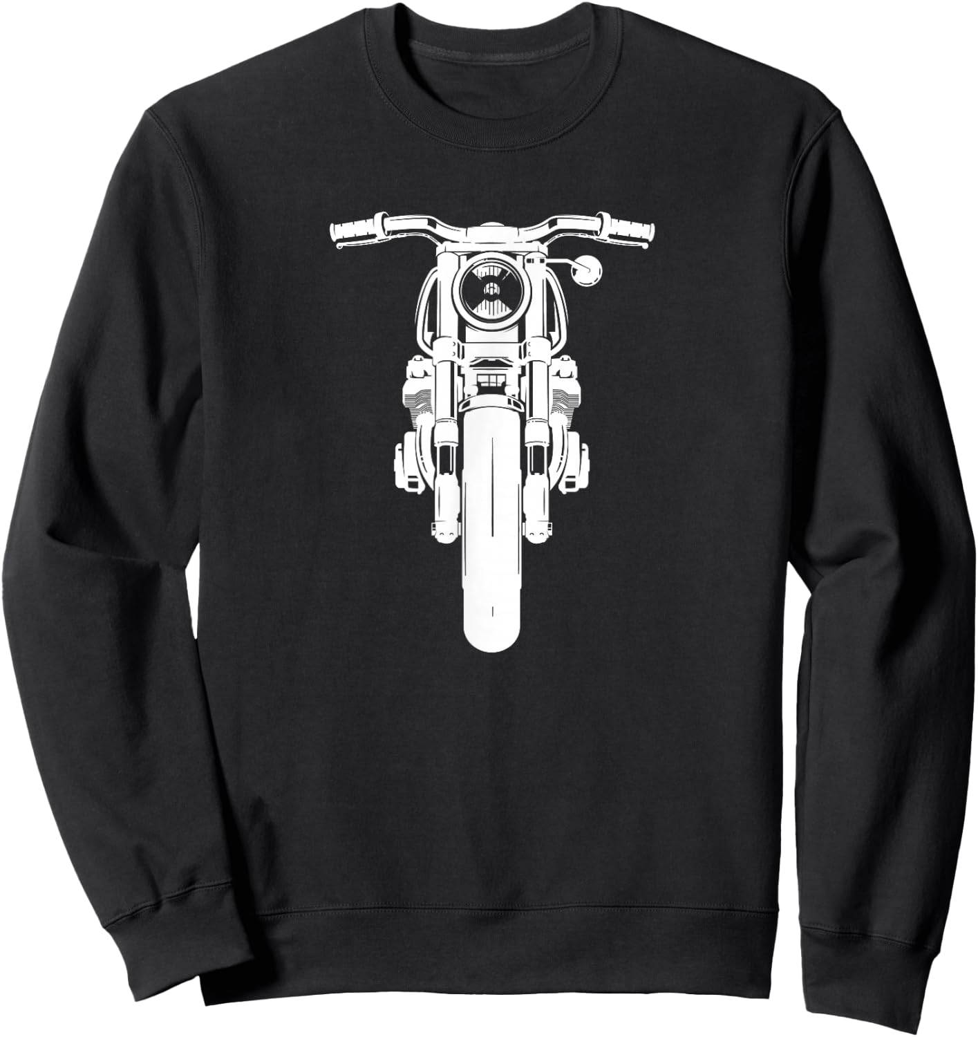 Retro Vintage Motorcycle I love my Motorbik Sweatshirt - Sweatshirt | Black