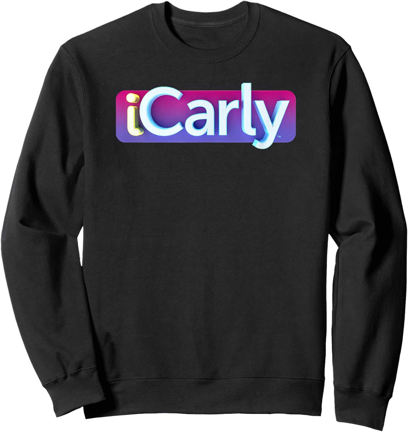 iCarly Simple Title Logo Sweatshirt - Sweatshirt | Black