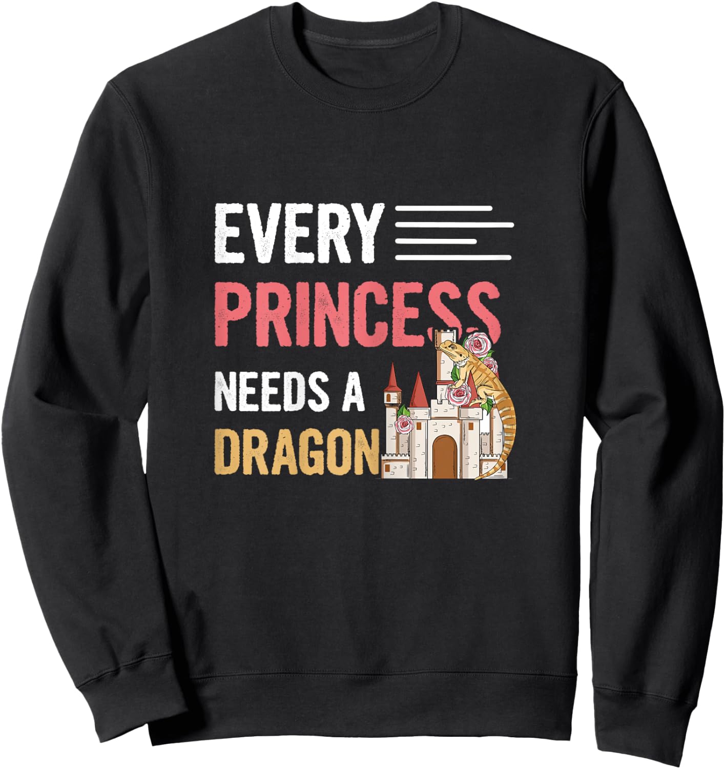 Bearded Dragon Quote for a Reptile Breeder Girl Sweatshirt - Sweatshirt | Black