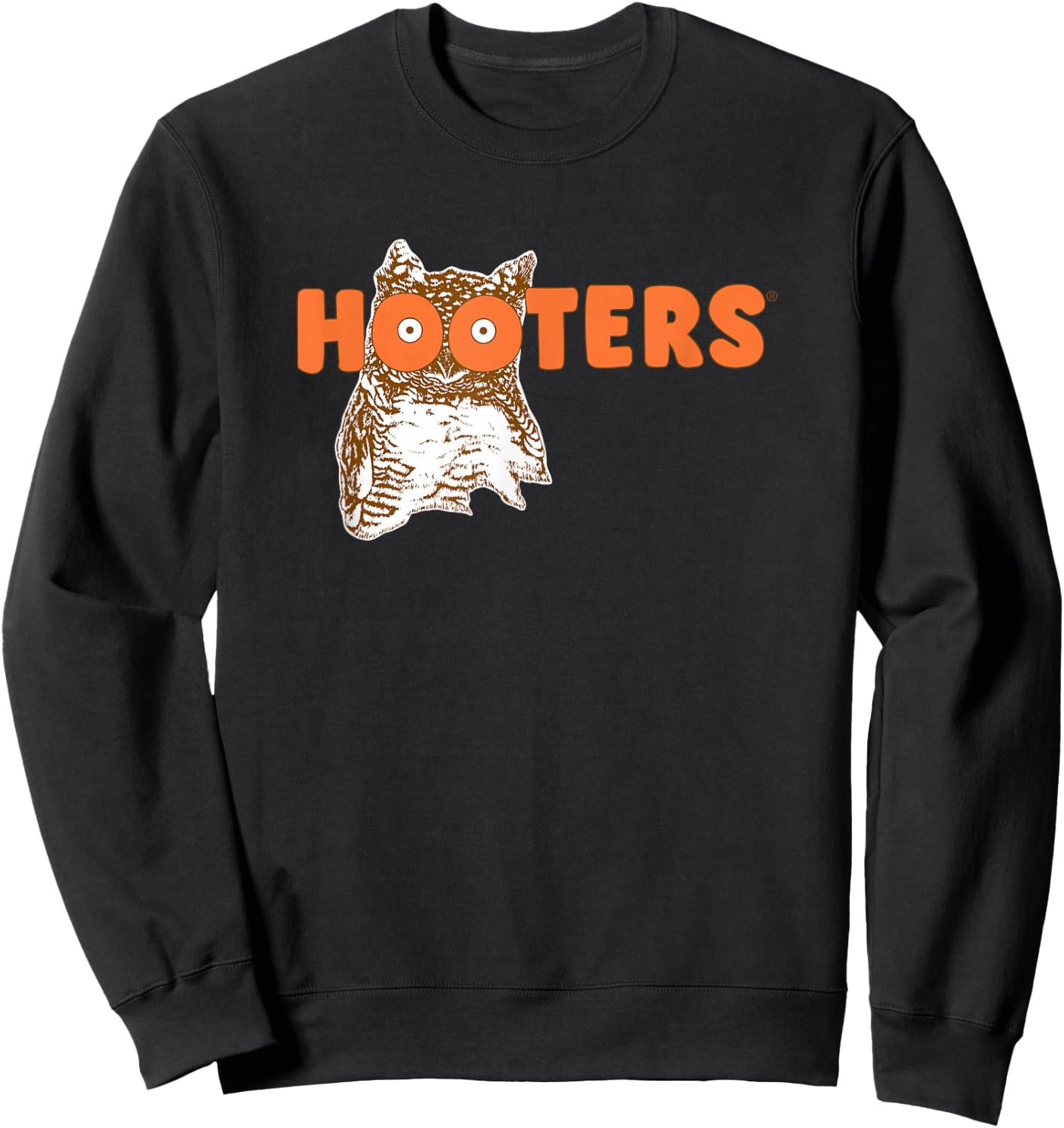 Hooters Retro Logo Sweatshirt - Sweatshirt | Black