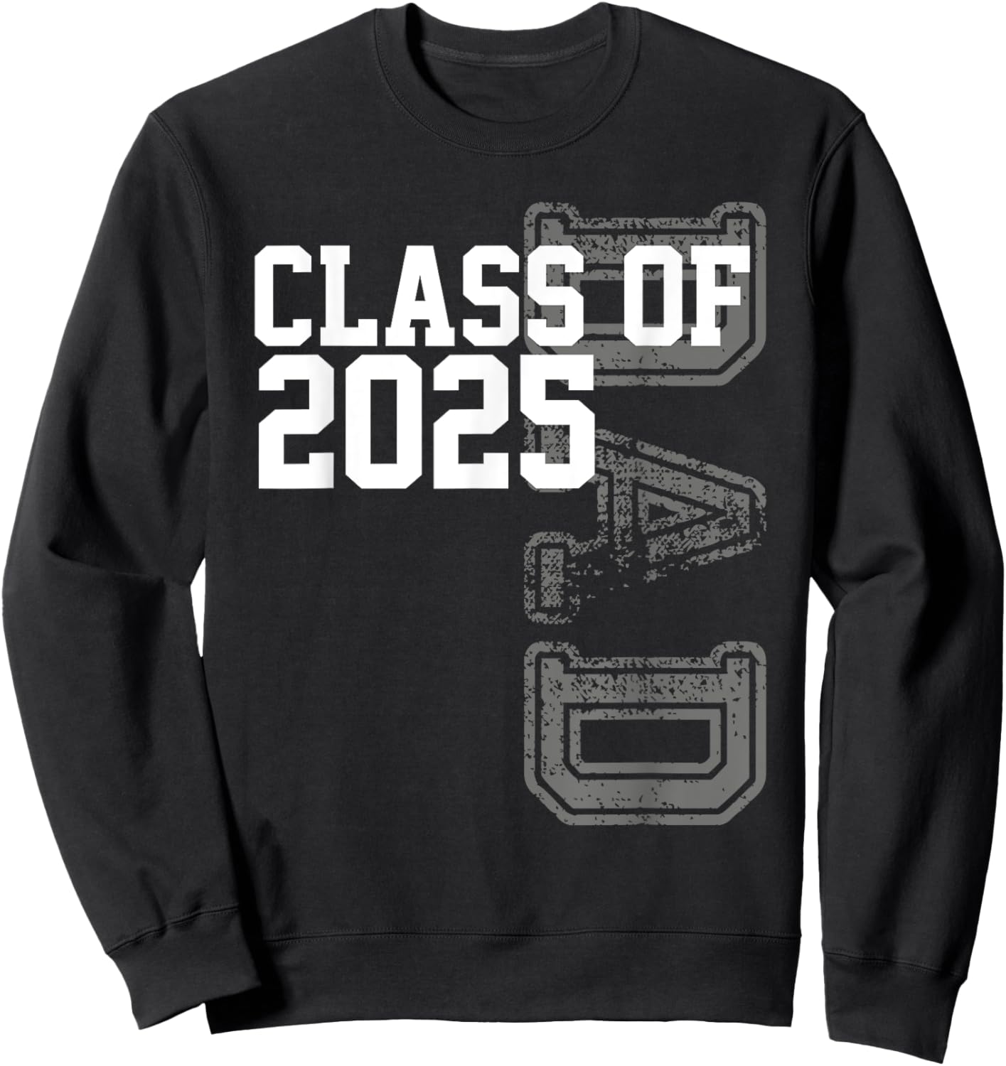 Senior 2025 Class Grad Proud Dad Class of 2025 Sweatshirt - Sweatshirt | Black