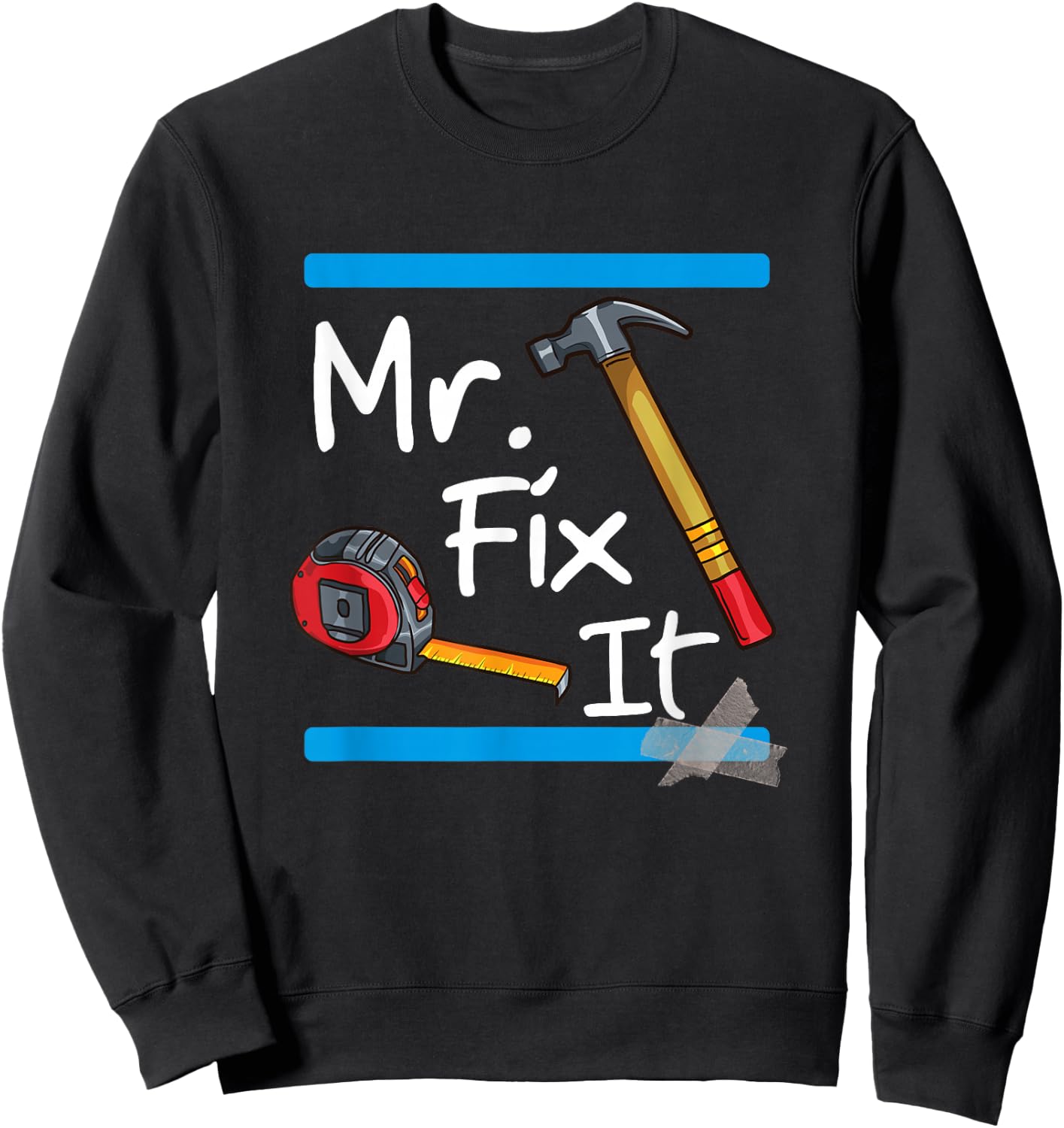 Mr. Fix It - Fixer Upper Tools Sweatshirt - Sweatshirt | Black