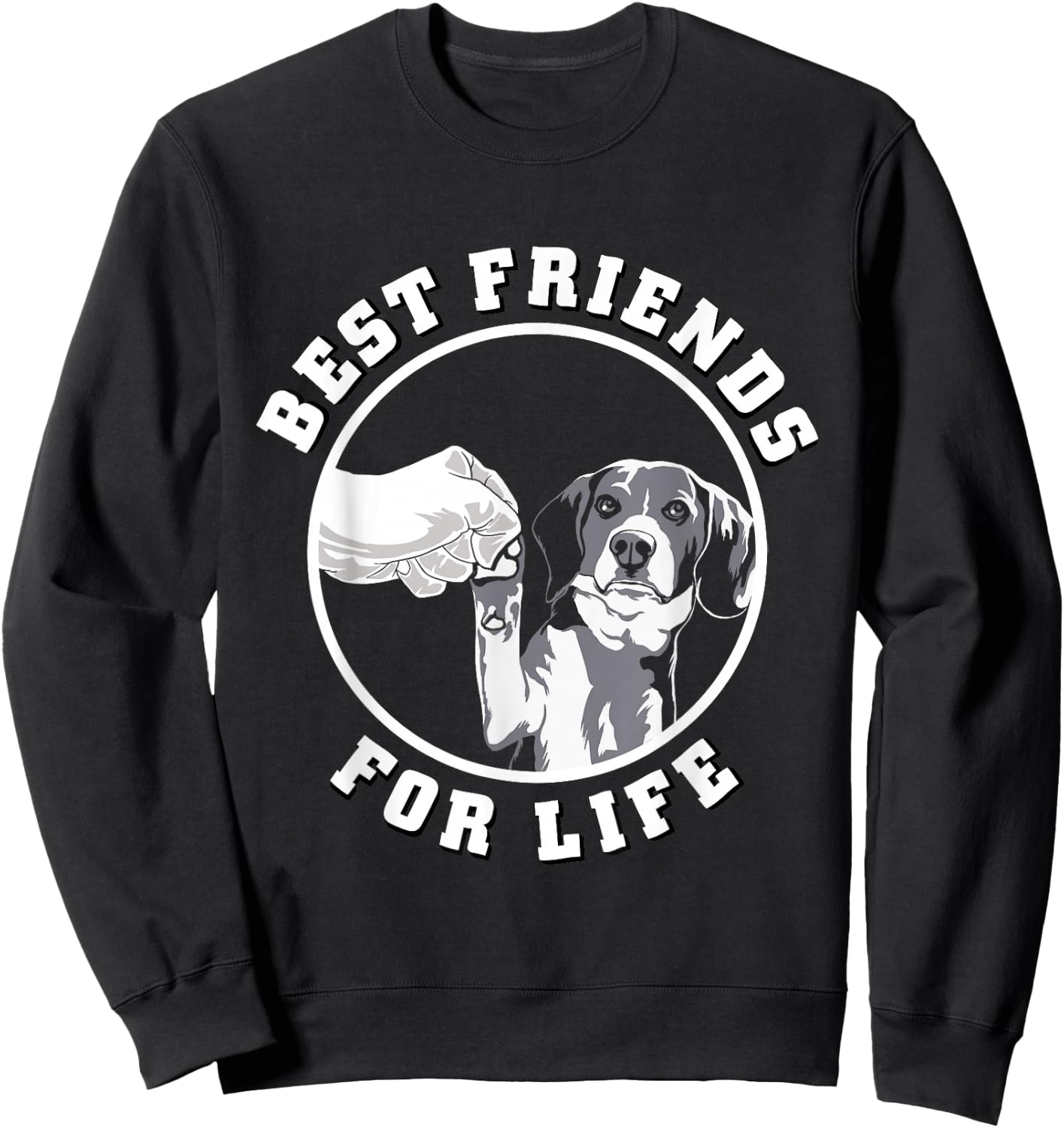 Beagle Shirt Best Friend Pet Dog Beagle Lover Beagle Mom Dad Sweatshirt - Sweatshirt | Black