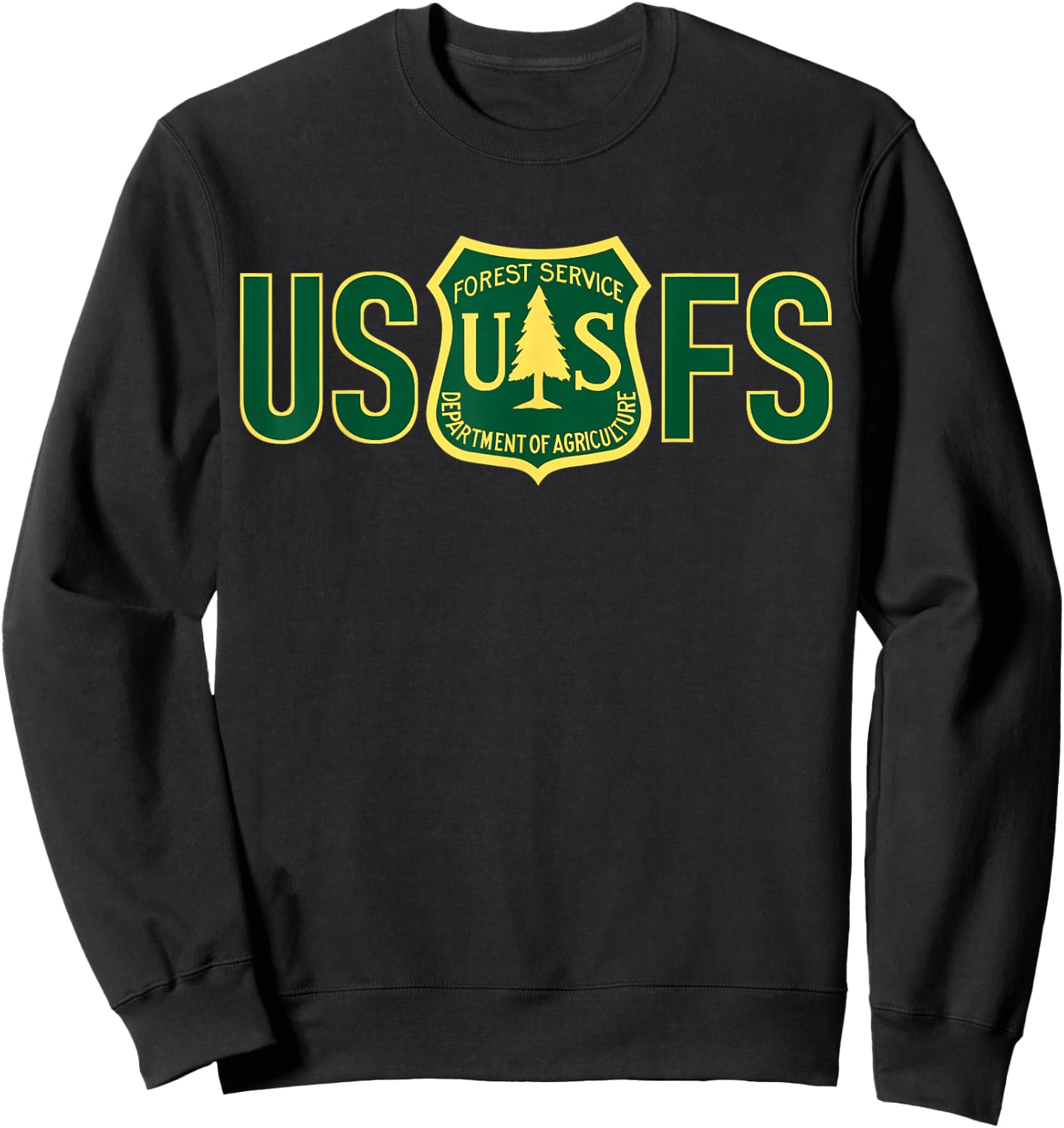US United States Forest Service USFS Shield Sweatshirt - Sweatshirt | Black