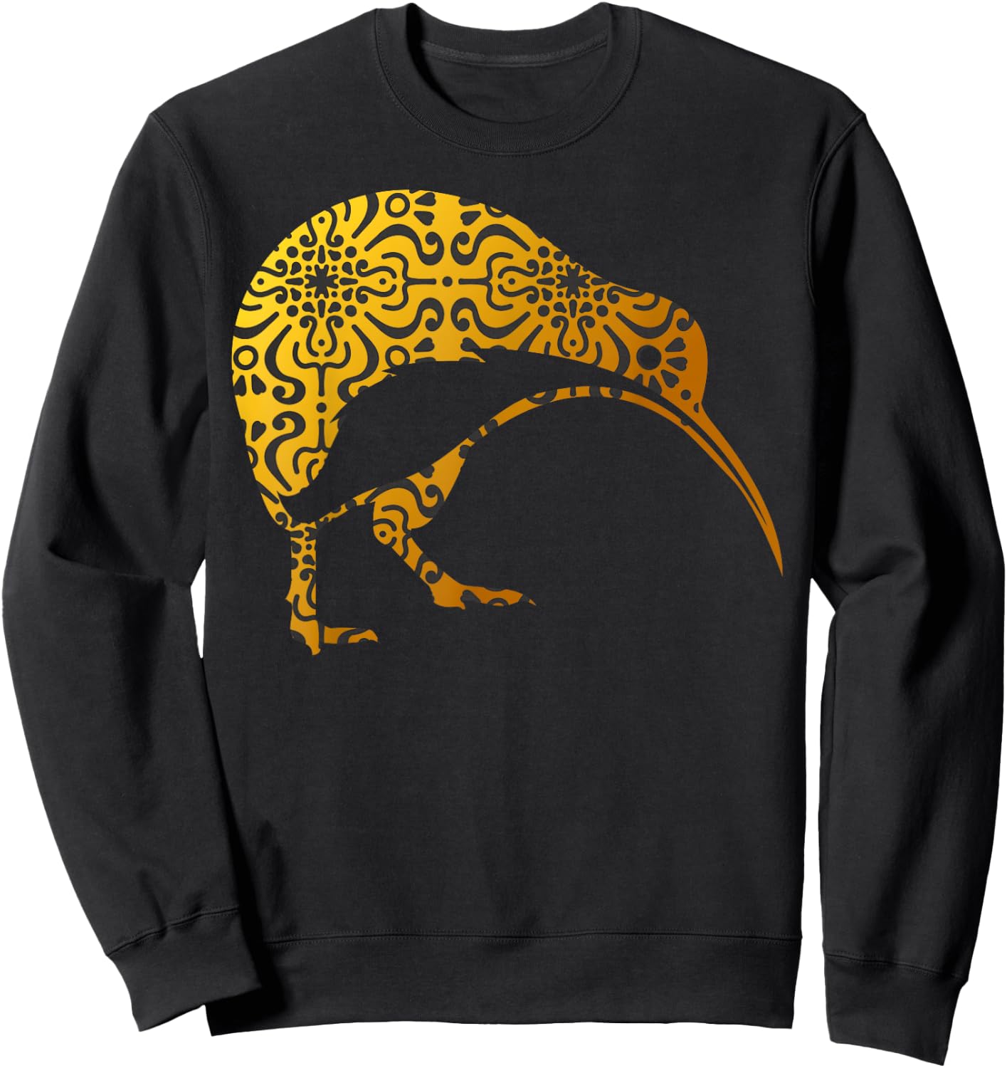 Maori Kiwi Tribal Aboriginal New Zealand Bird Art - Gift Sweatshirt - Sweatshirt | Black