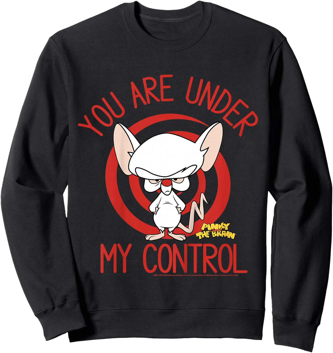 Pinky And The Brain You Are Under My Control Sweatshirt - Sweatshirt | Black