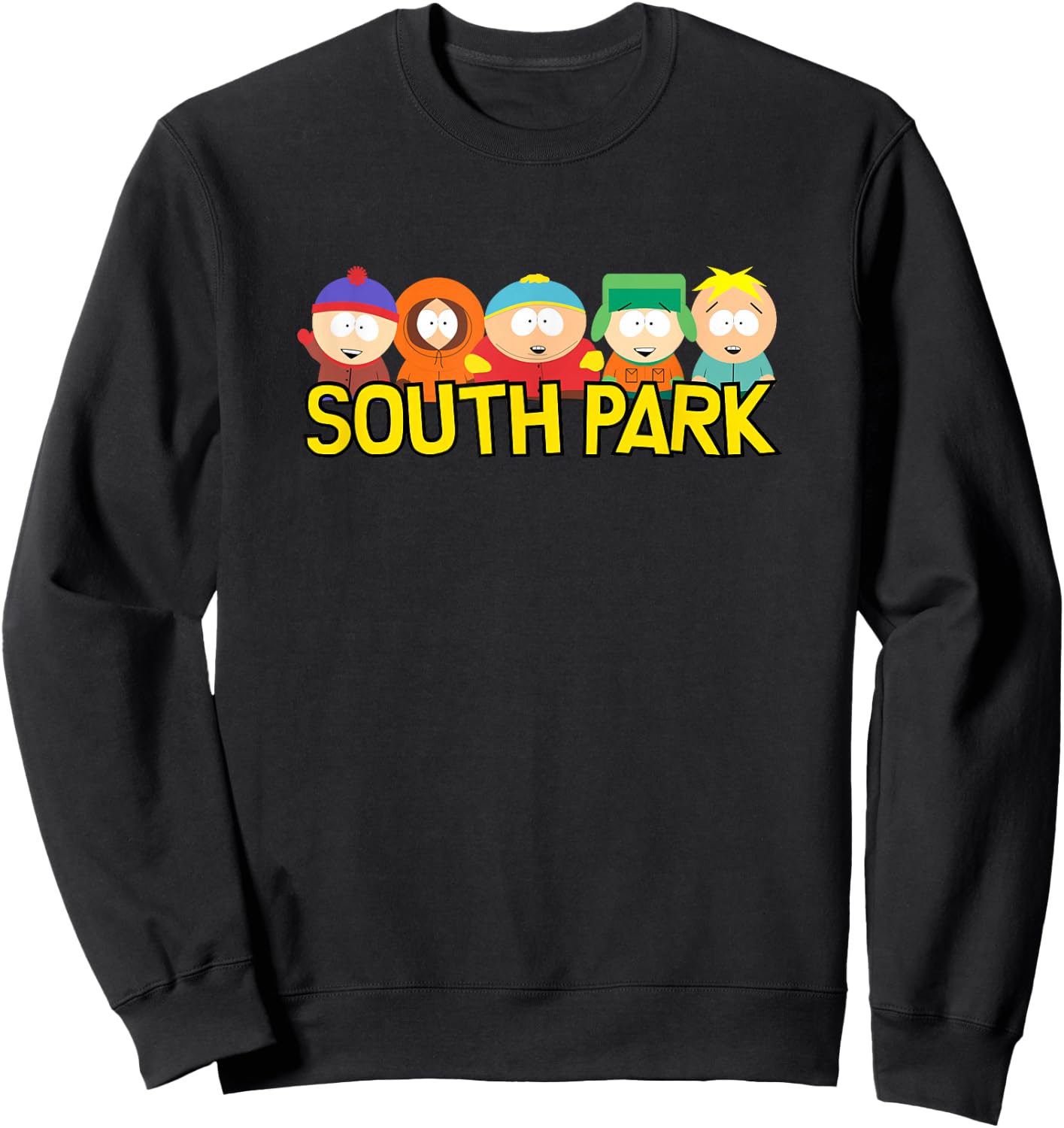 South Park Gang Behind Logo Sweatshirt - Sweatshirt | Black
