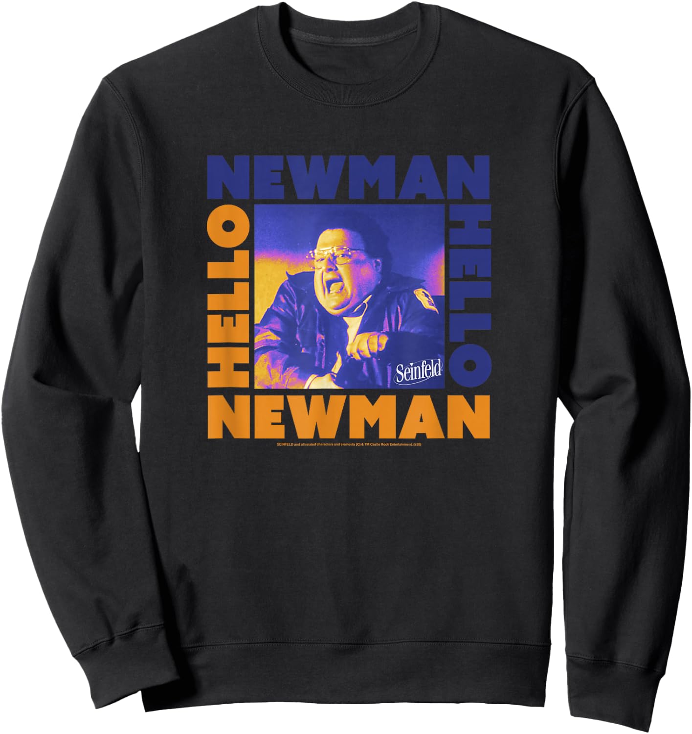 Seinfeld Newman Hello Newman Box Up Sweatshirt - Sweatshirt | Black