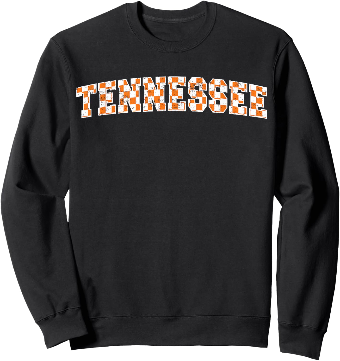 Classic Tennessee TN State Varsity Style Orange Sweatshirt - Sweatshirt | Black