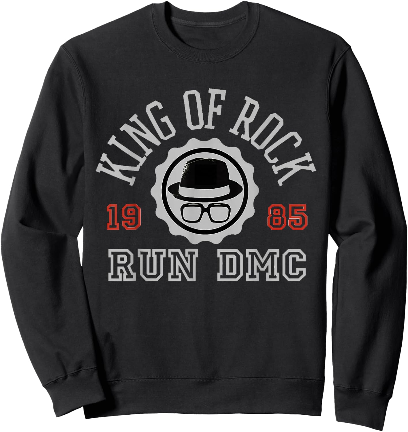 Run DMC King of Rock Sweatshirt - Sweatshirt | Black