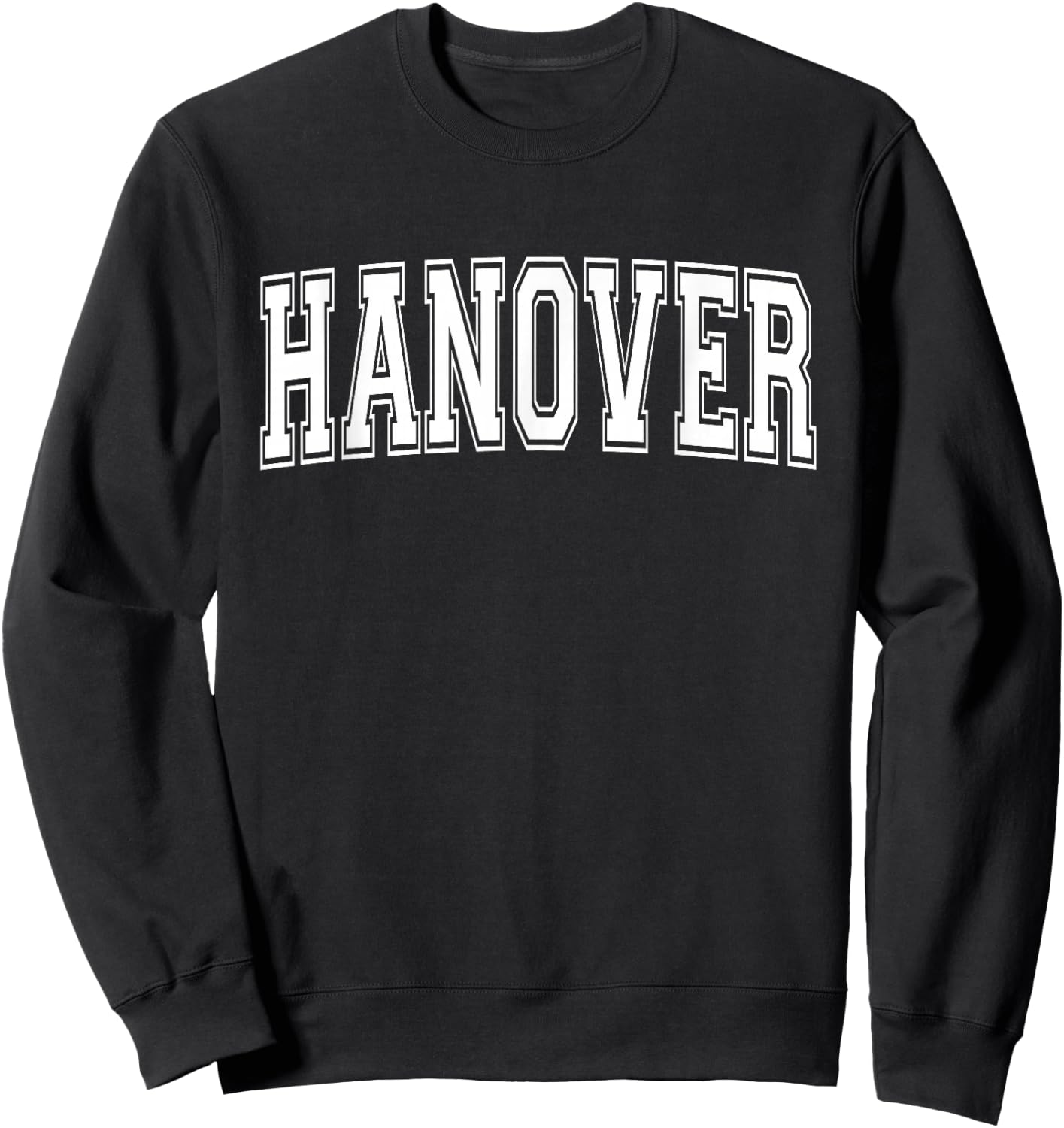 HANOVER PA PENNSYLVANIA USA Vintage Sports Varsity Style Sweatshirt - Sweatshirt | Black