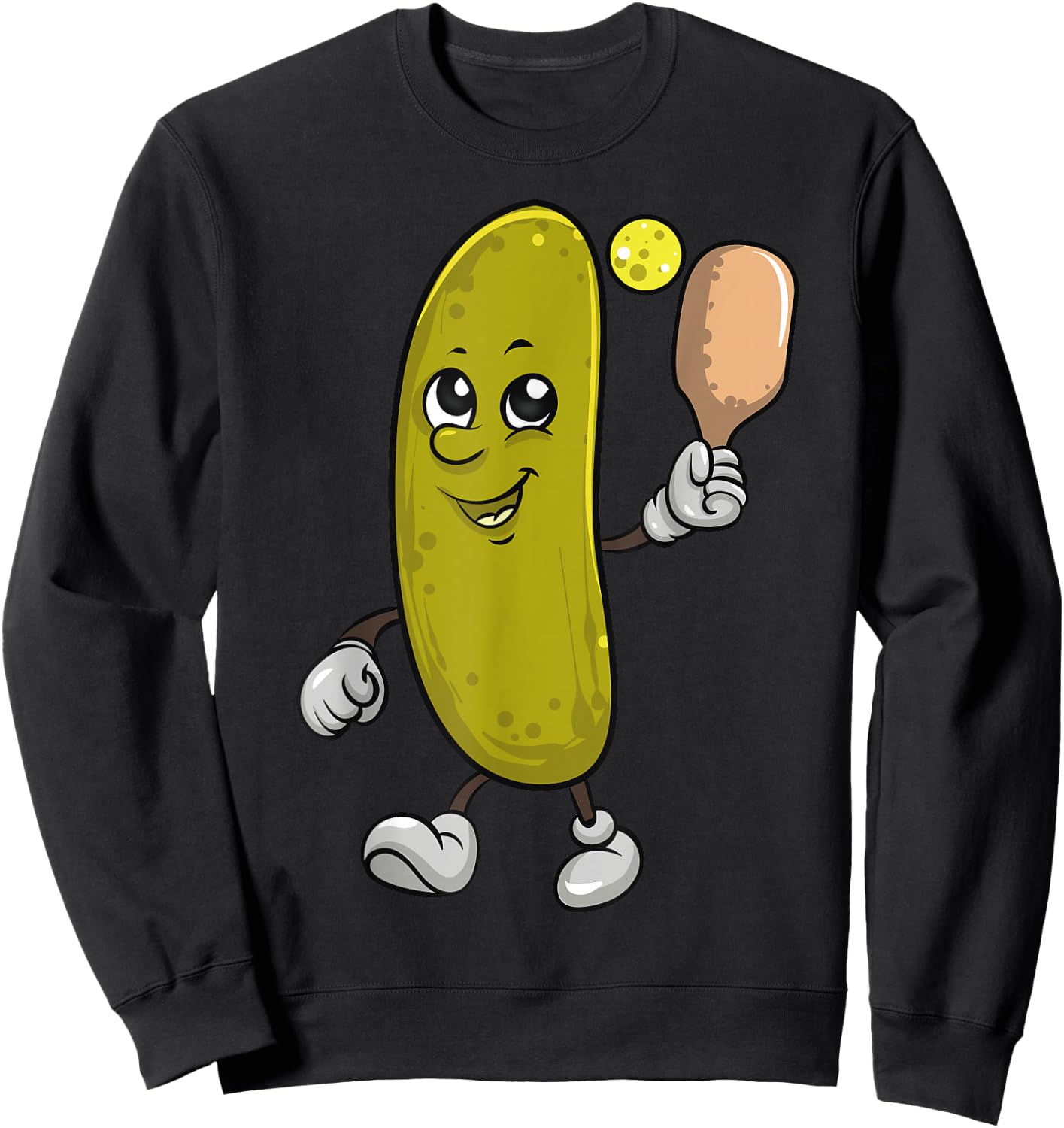 Funny Pickleball Shirts Pickleball Lover Player Gifts Sweatshirt - Sweatshirt | Black