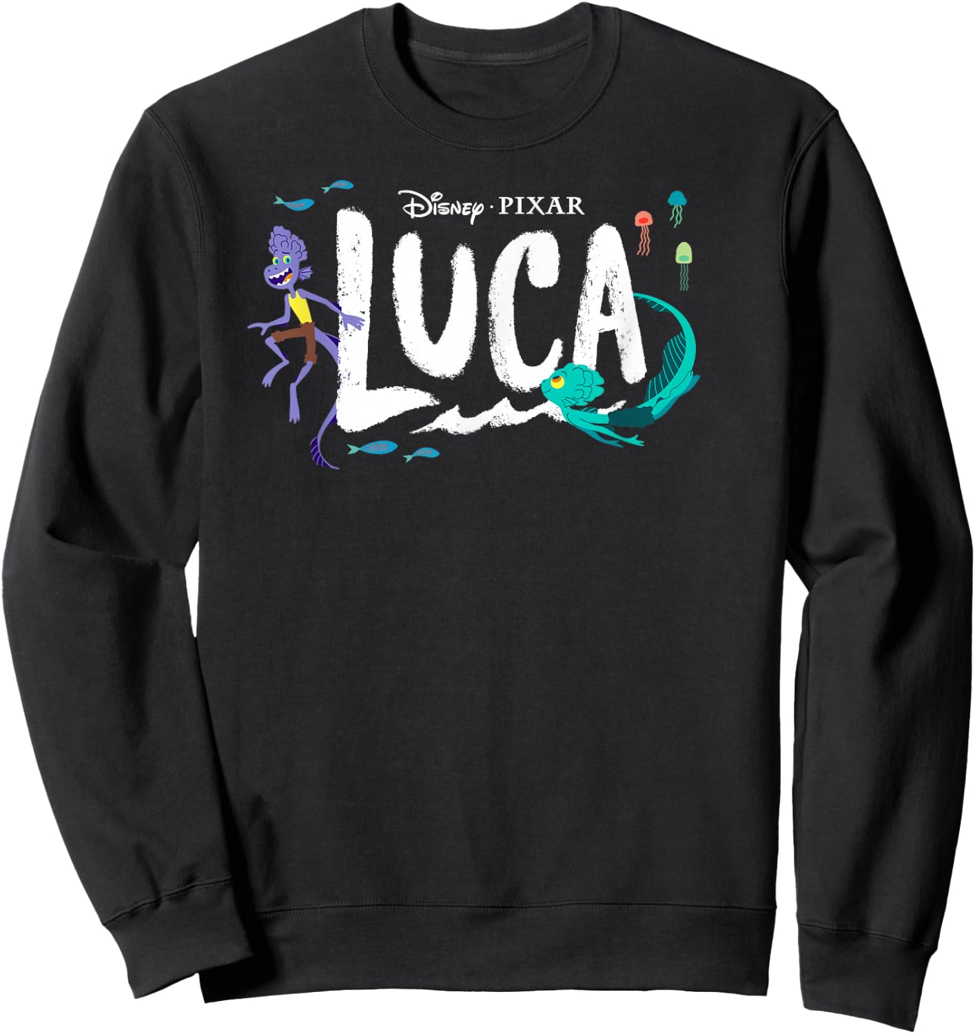 Disney and Pixar’s Luca and Alberto Sea Monsters Sweatshirt - Sweatshirt | Black