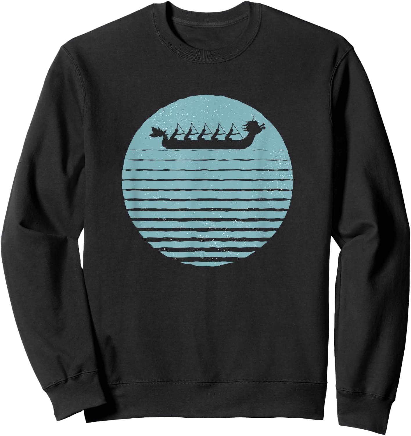 Dragon Boat Graphic Sweatshirt - Sweatshirt | Black