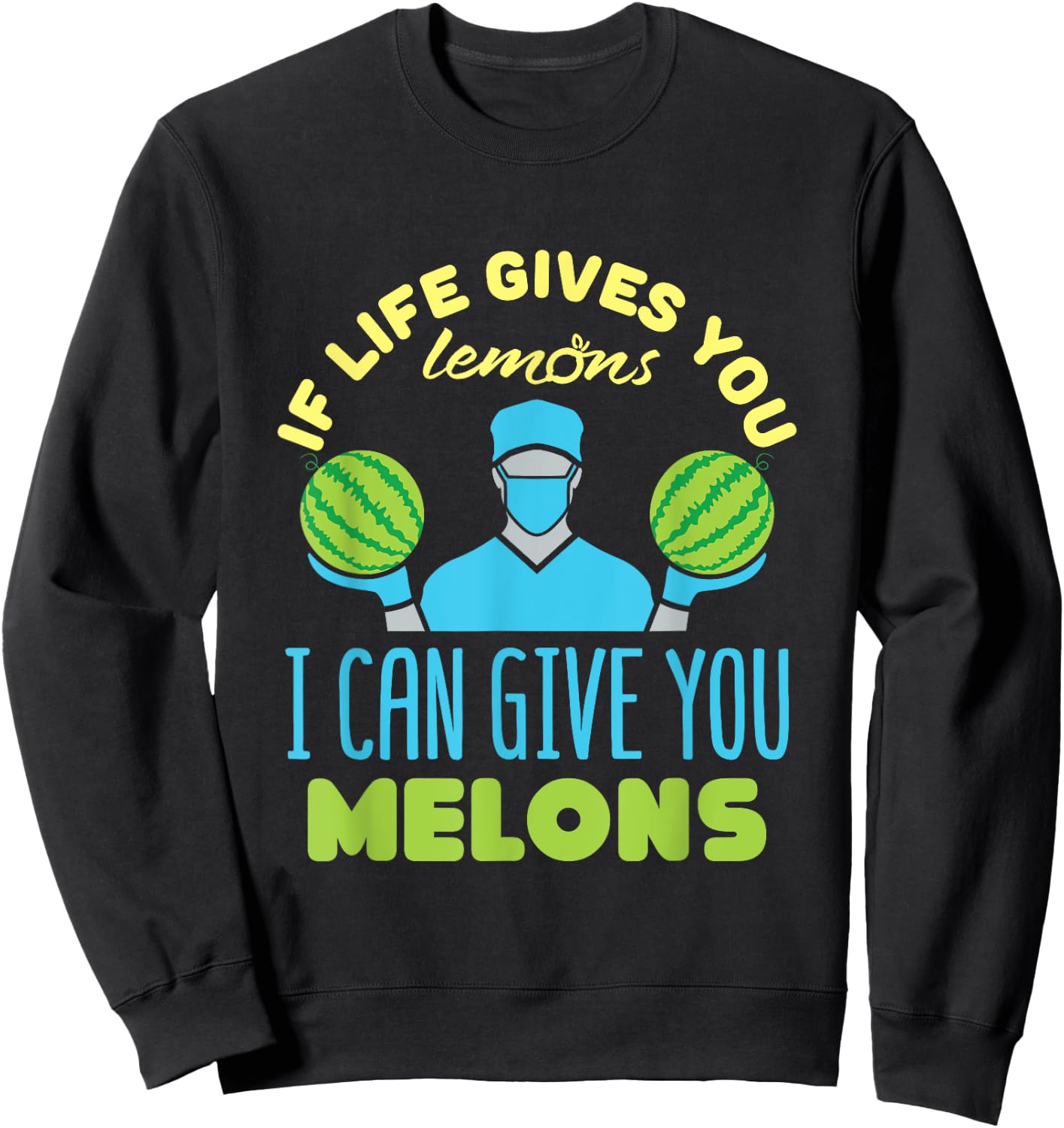 Plastic Surgeon Funny Surgery Doctor Joke Sweatshirt - Sweatshirt | Black