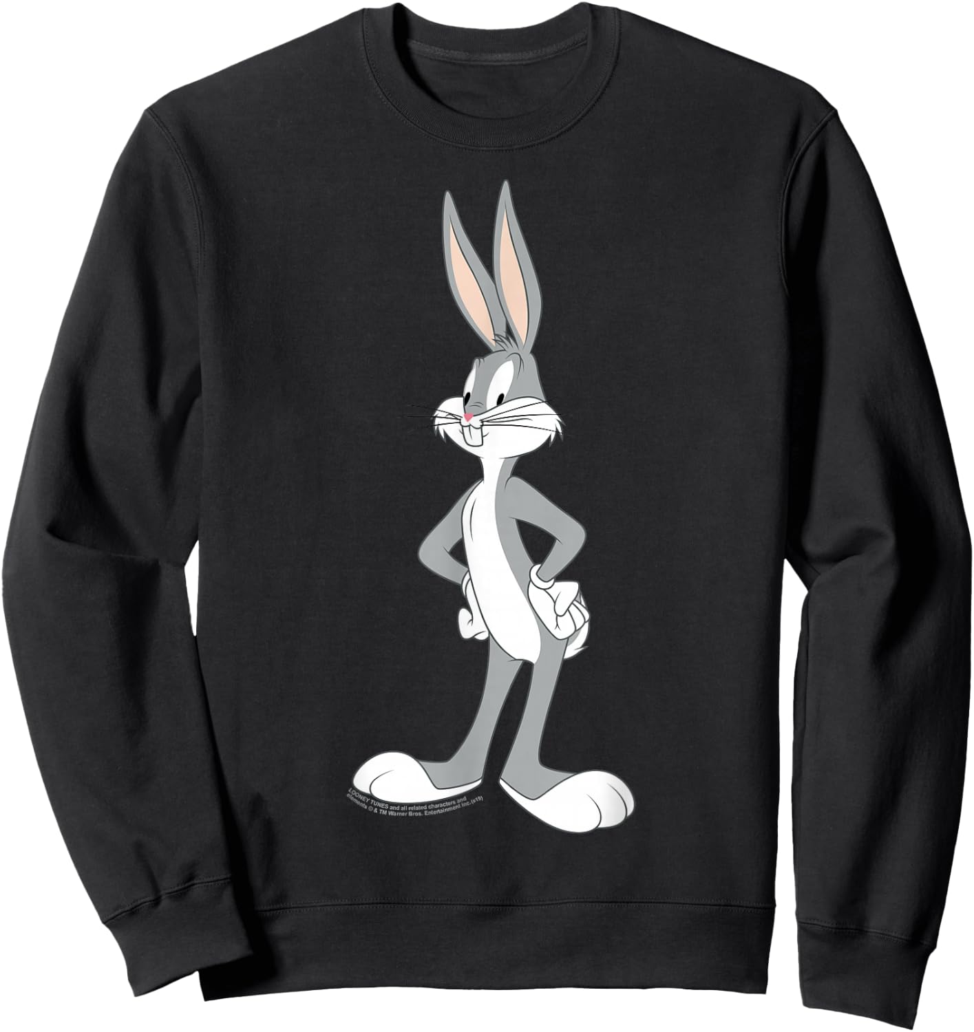 Looney Tunes Bugs Bunny Stance Portrait Sweatshirt - Sweatshirt | Black